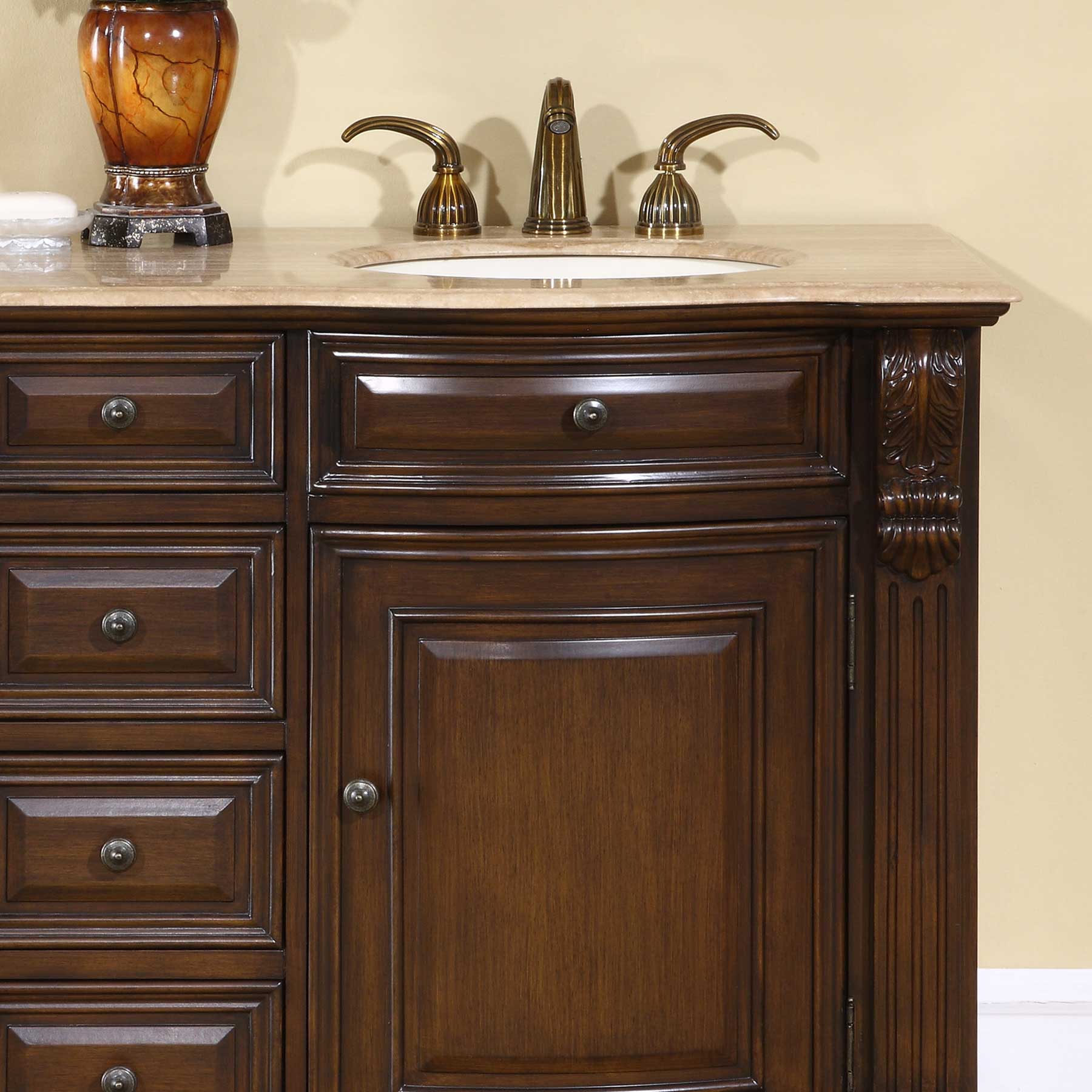 Silkroad Exclusive HYP-0712-T-UIC-60 Bath-Vanity-Combo - View #7