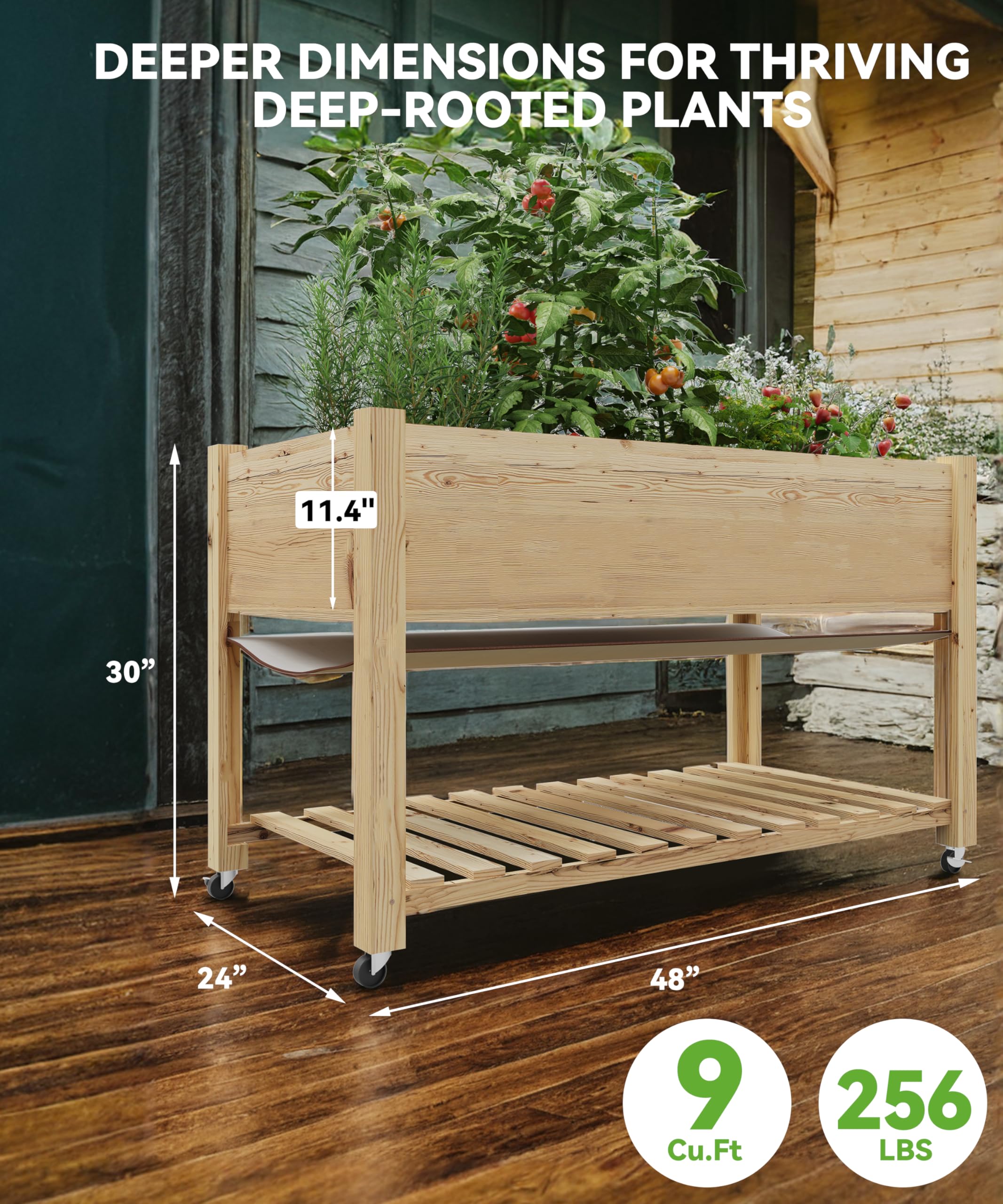Garvee QFF-PHO-14RCDP3H Raised-Garden-Beds - View #3