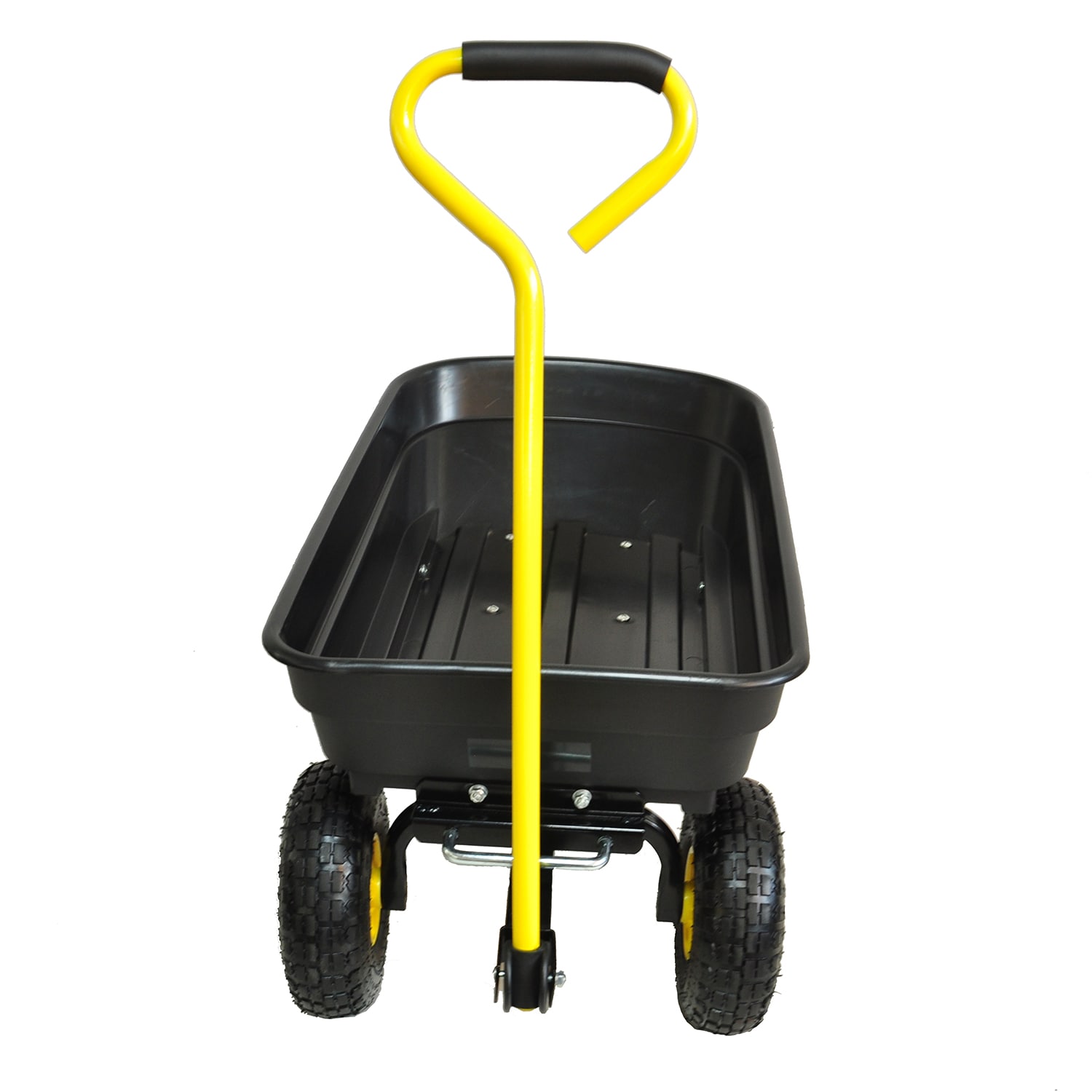 Bybafun 2-cu ft Steel Yard Cart YB0100018 at Lowes.com