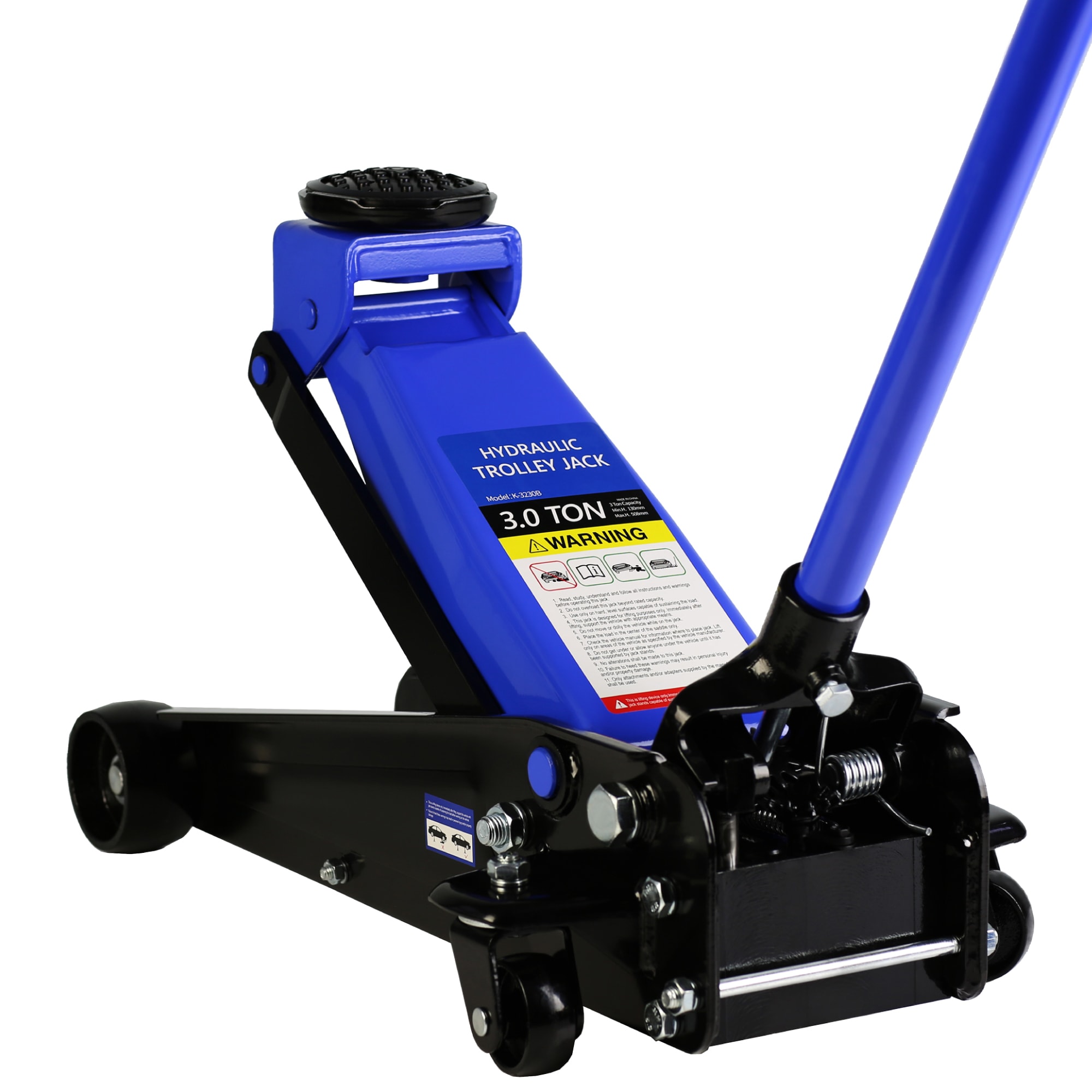 Kahomvis YS-QPW1-430 Blue 3-Tons Steel Hydraulic Low profile floor jack