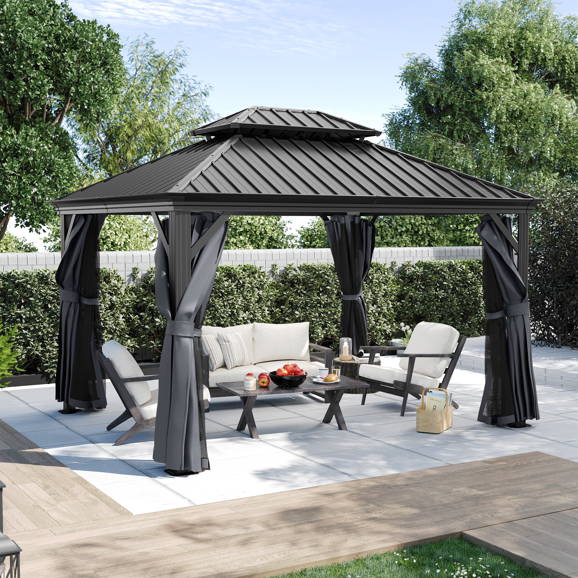  EL-ZPTPS-H-WL3 Wood-Resin-Gazebos - View #8