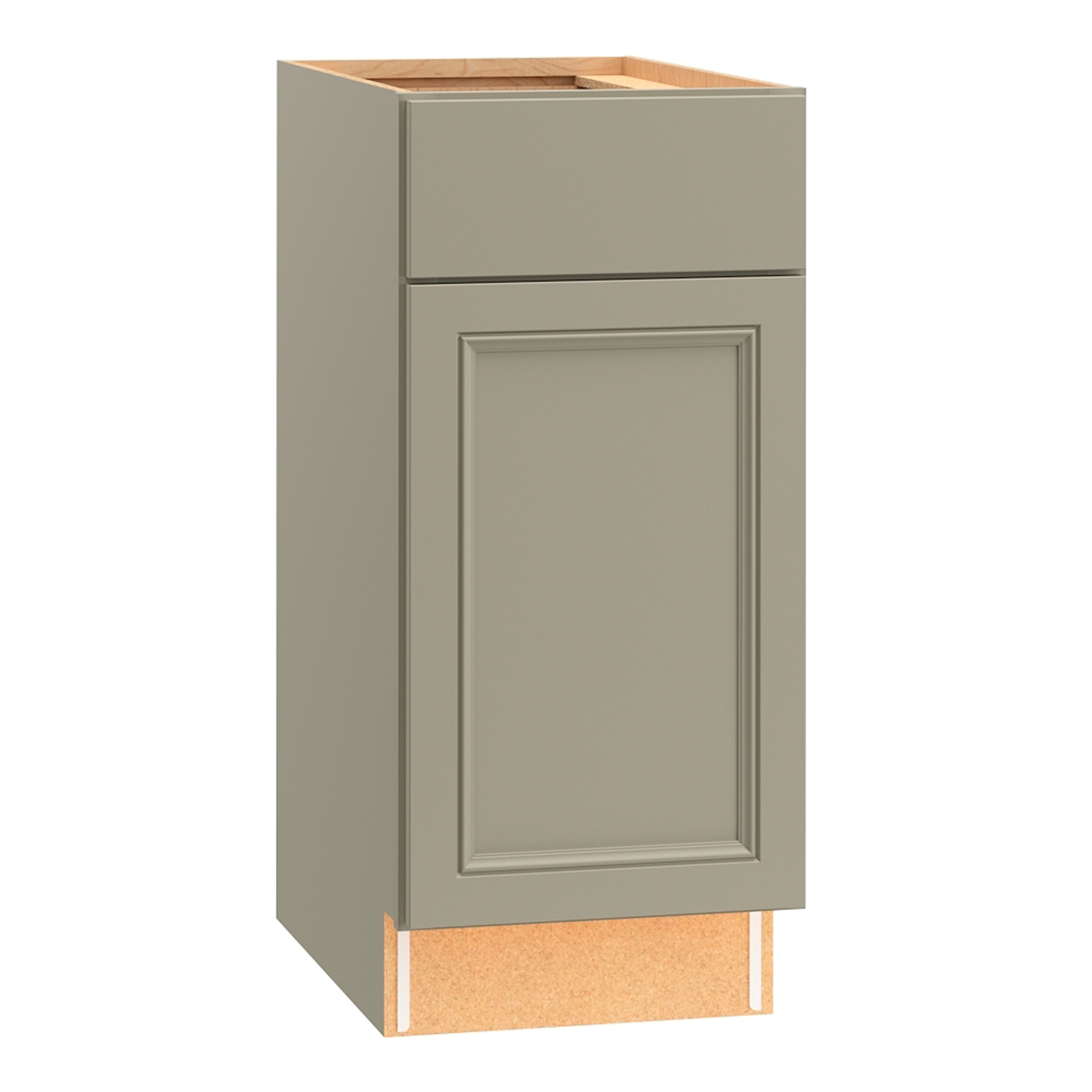 Diamond NOW G15 B15R Wintucket 15-in W x 35-in H x 23.75-in D Cloud Gray Base Fully assembled Cabinet (Recessed Panel Square)