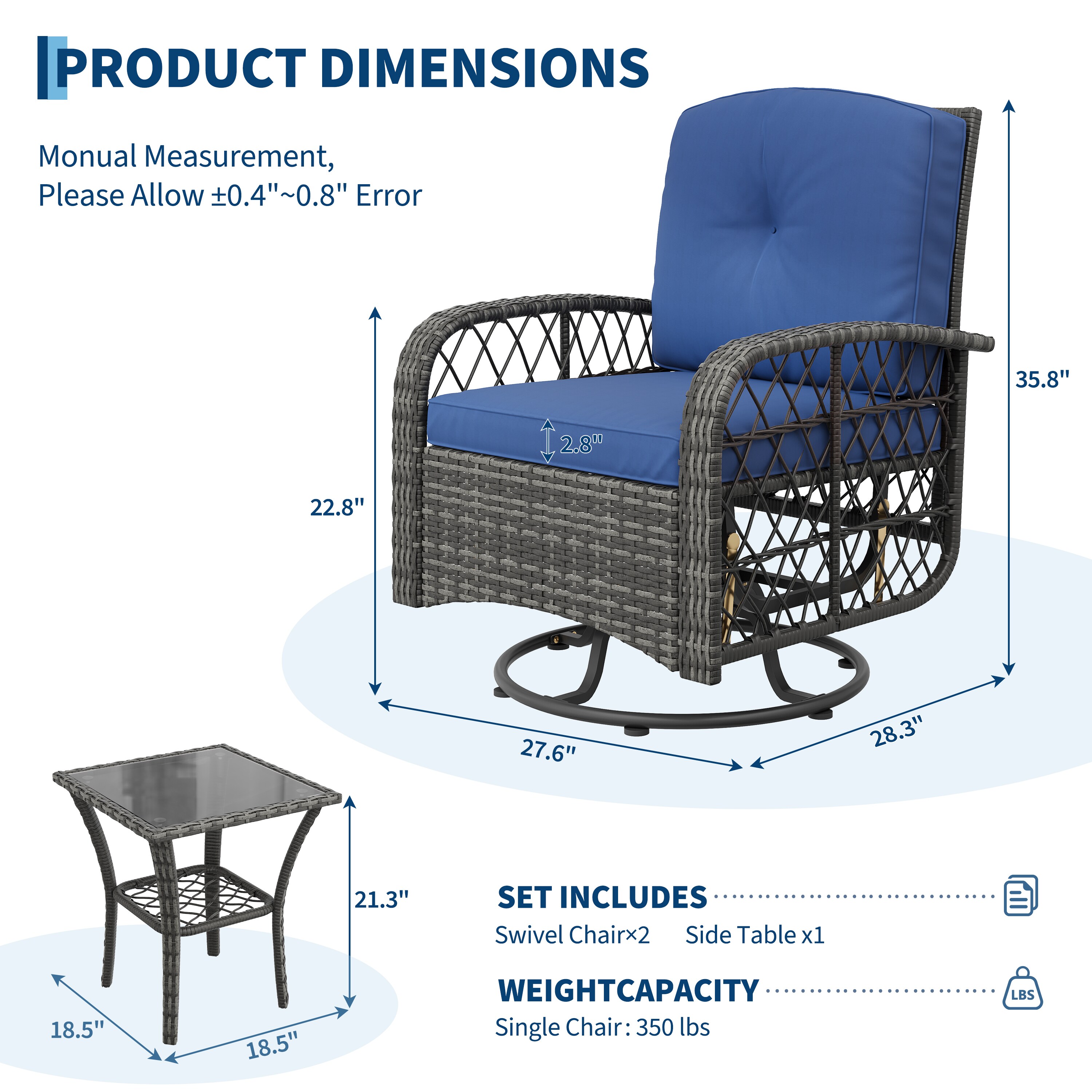 Assile XH26082940 Patio-Conversation-Sets - View #2