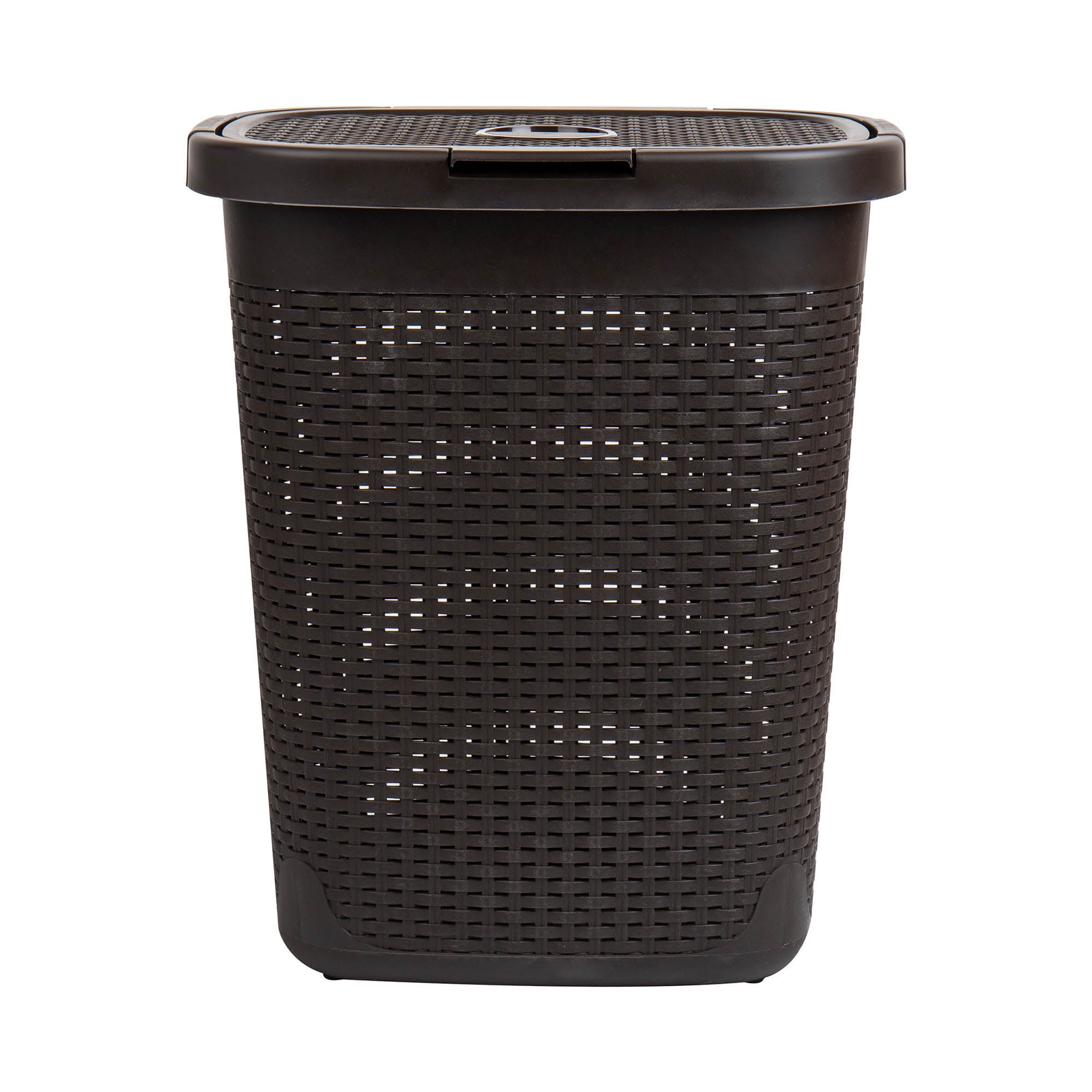 Mind Reader 50-Liter Brown Plastic Laundry Hamper in the Laundry ...