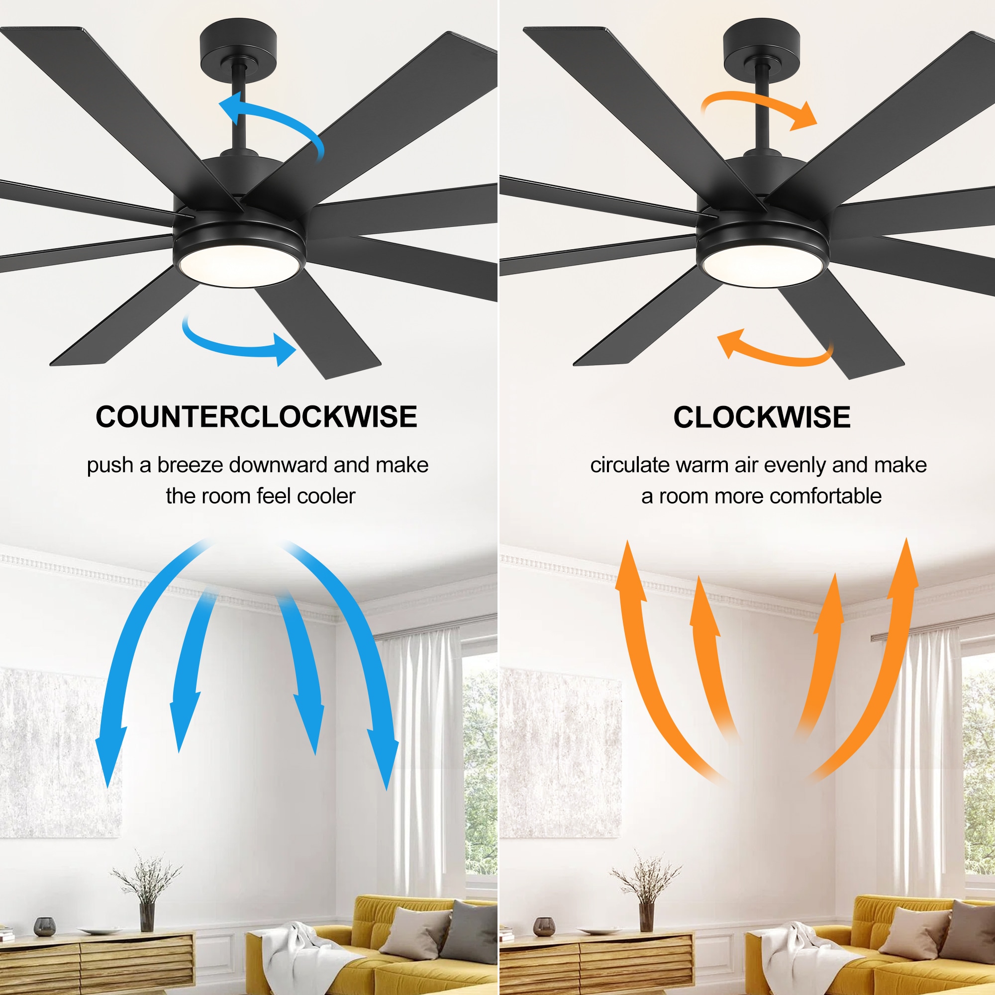 Breezary 32007-AB Ceiling-Fans - View #4