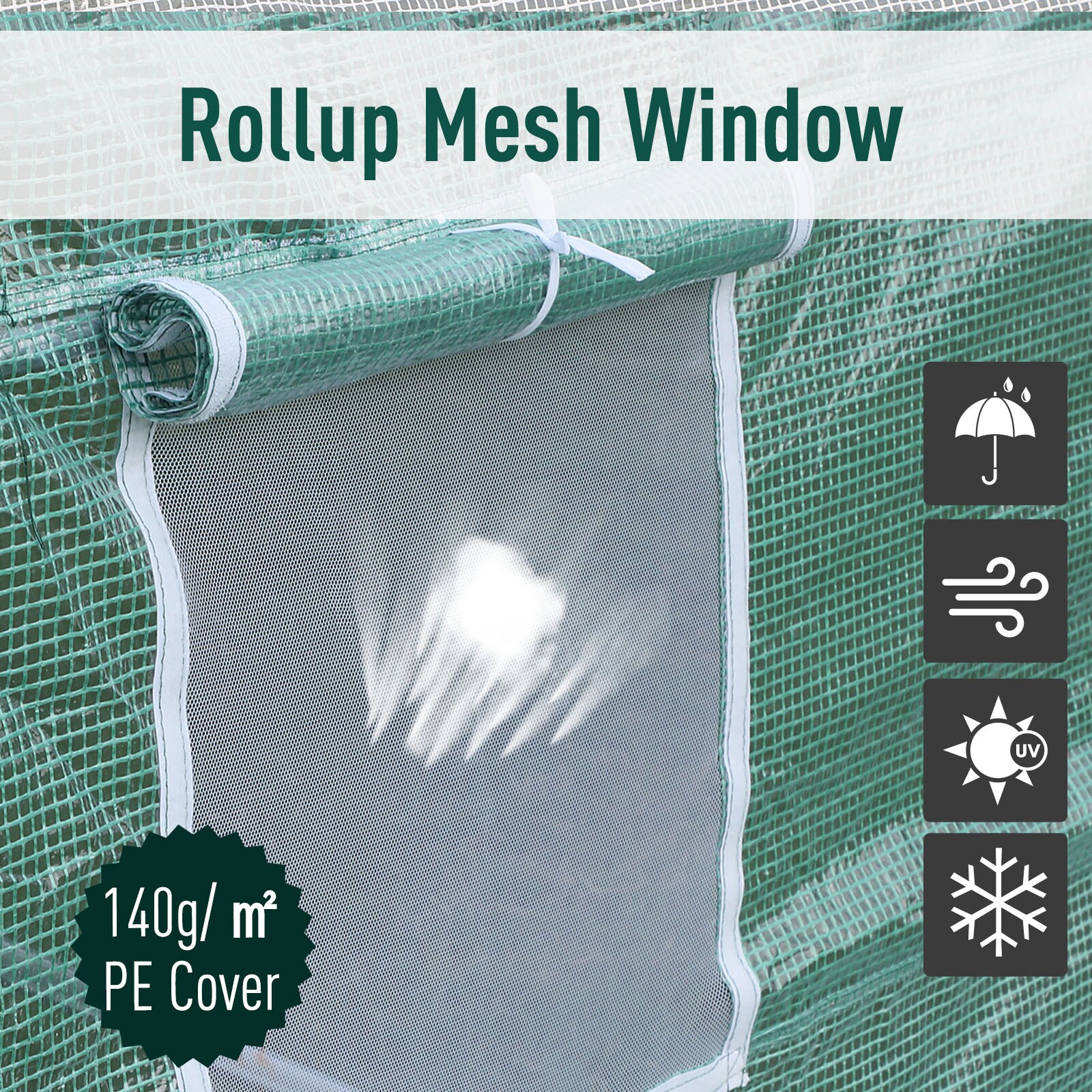 Outsunny 845-232GN greenhouses - View #5