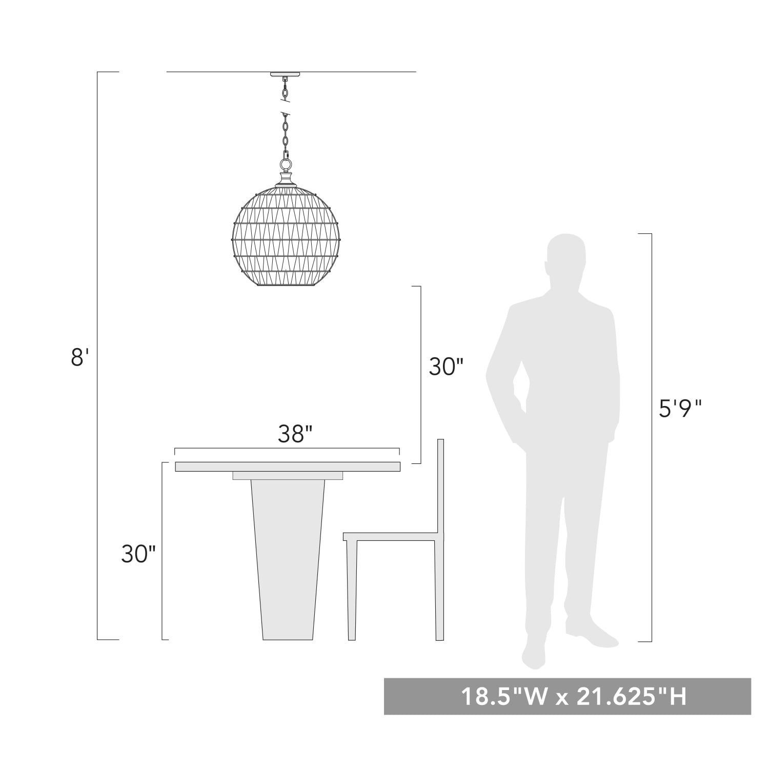 Golden Lighting 6933-3P BCB-WR Pendant-Lights - View #5
