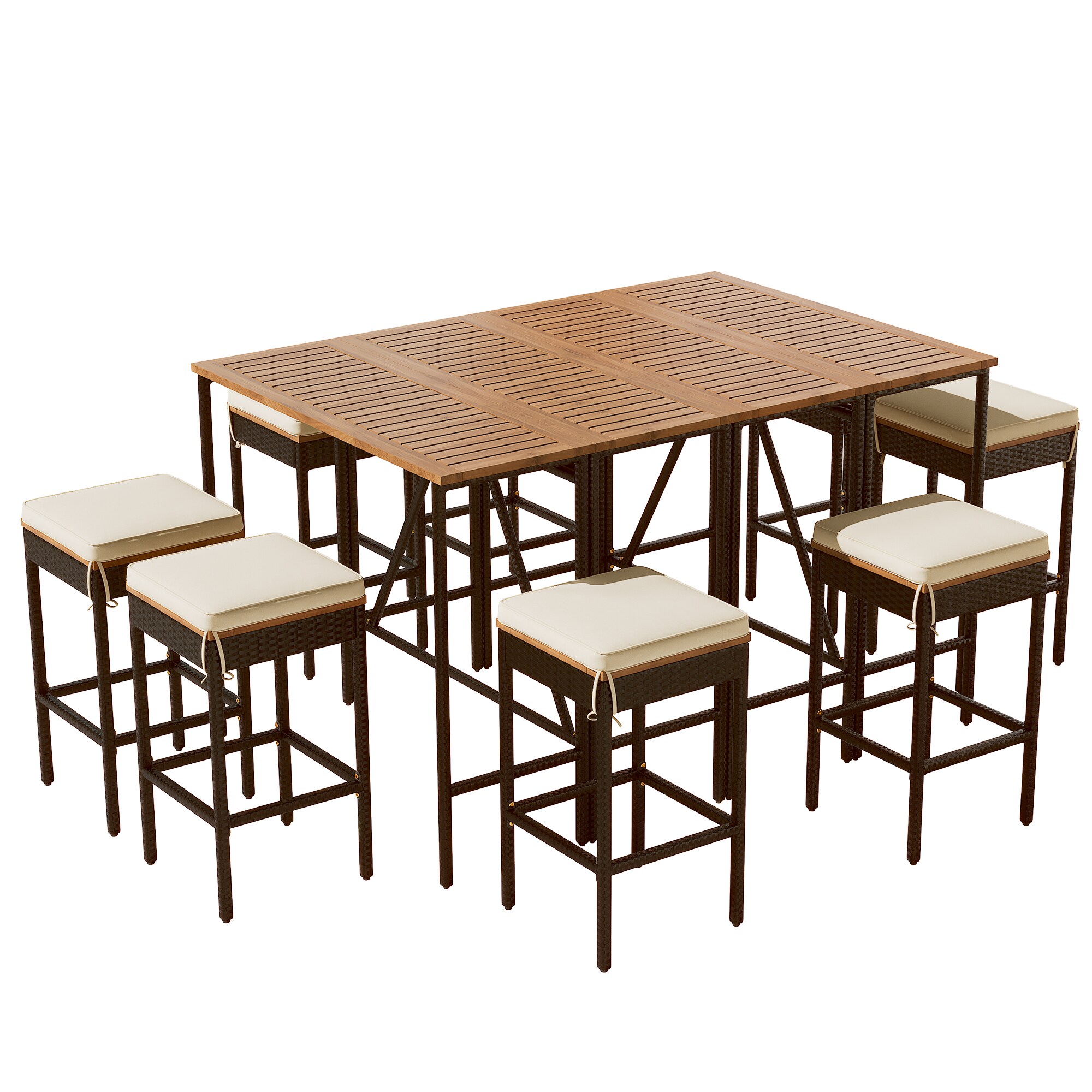 Oizaye ZWG-FG73AAA Patio-Dining-Sets - View #4