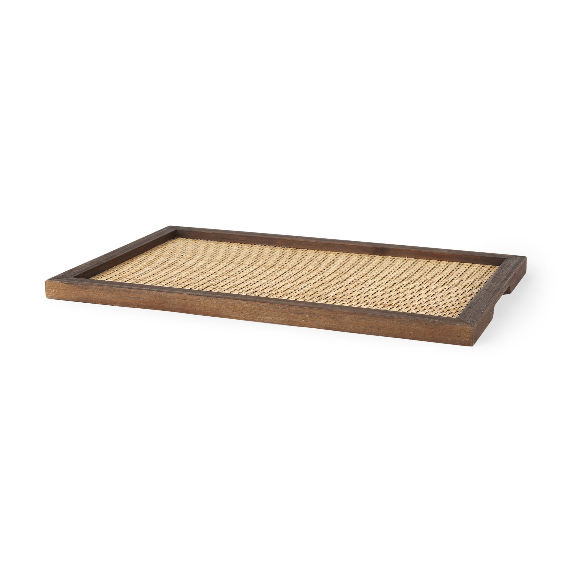 Mercana 70137 Brown Wood Farmhouse Decorative tray