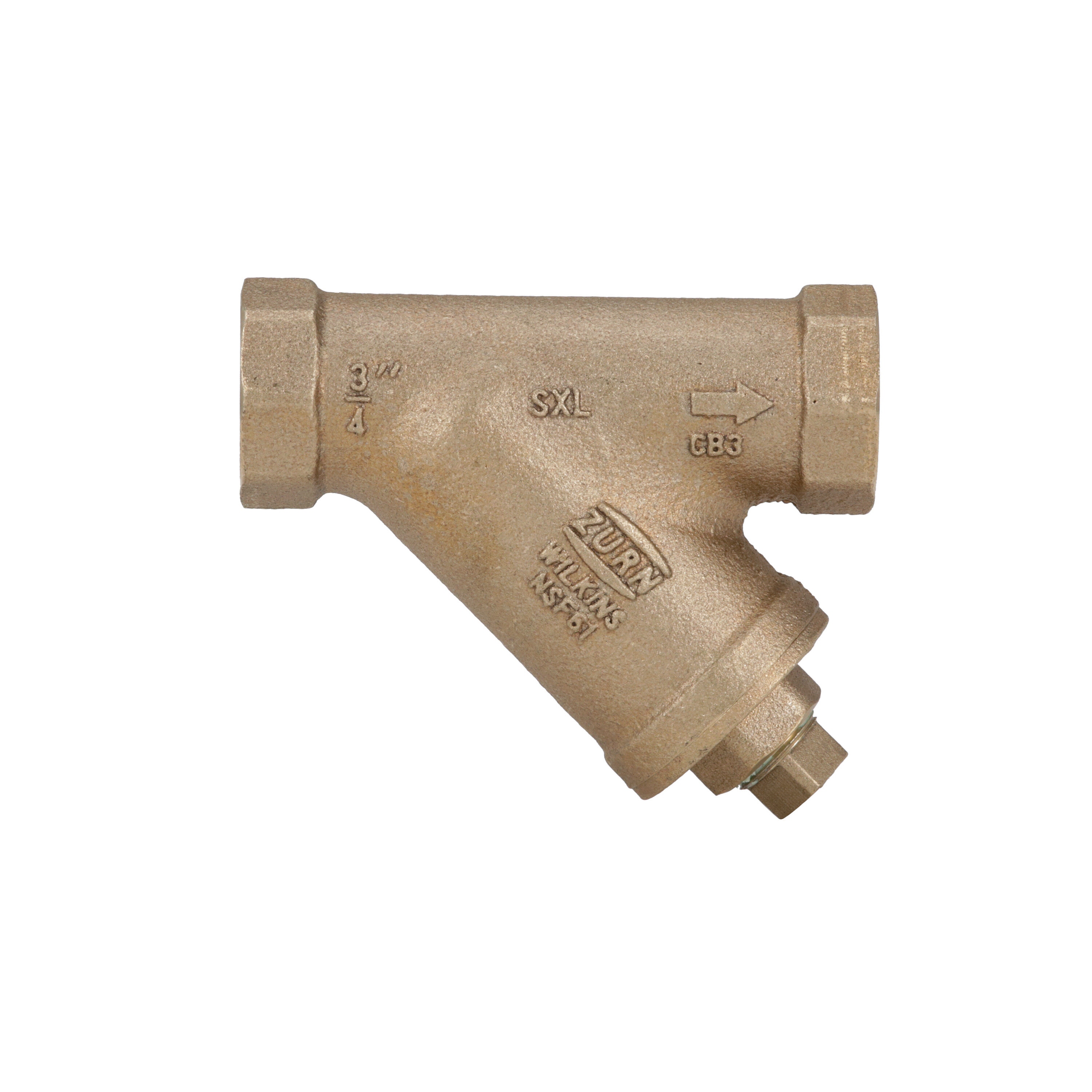 Zurn Wilkins 34-SXL 0.75-in Bronze Brass Strainer