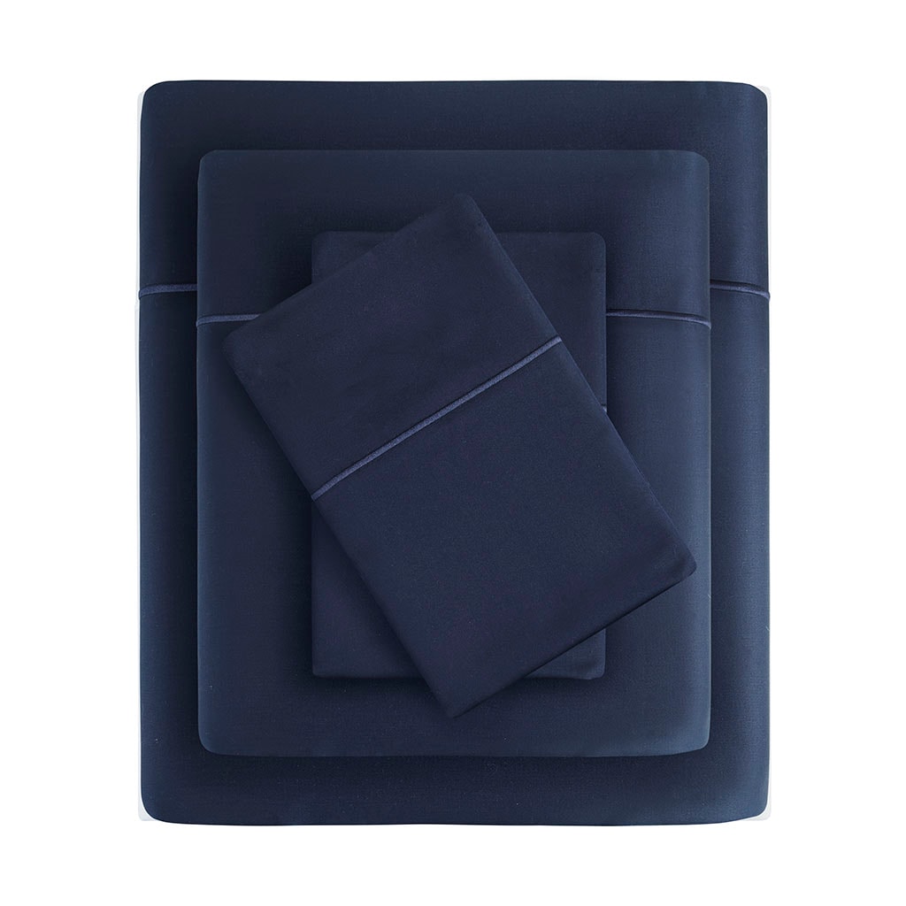 Gracie Mills GRACE-9997-02PM Noelia 600 Thread Count Cotton Sheet Set