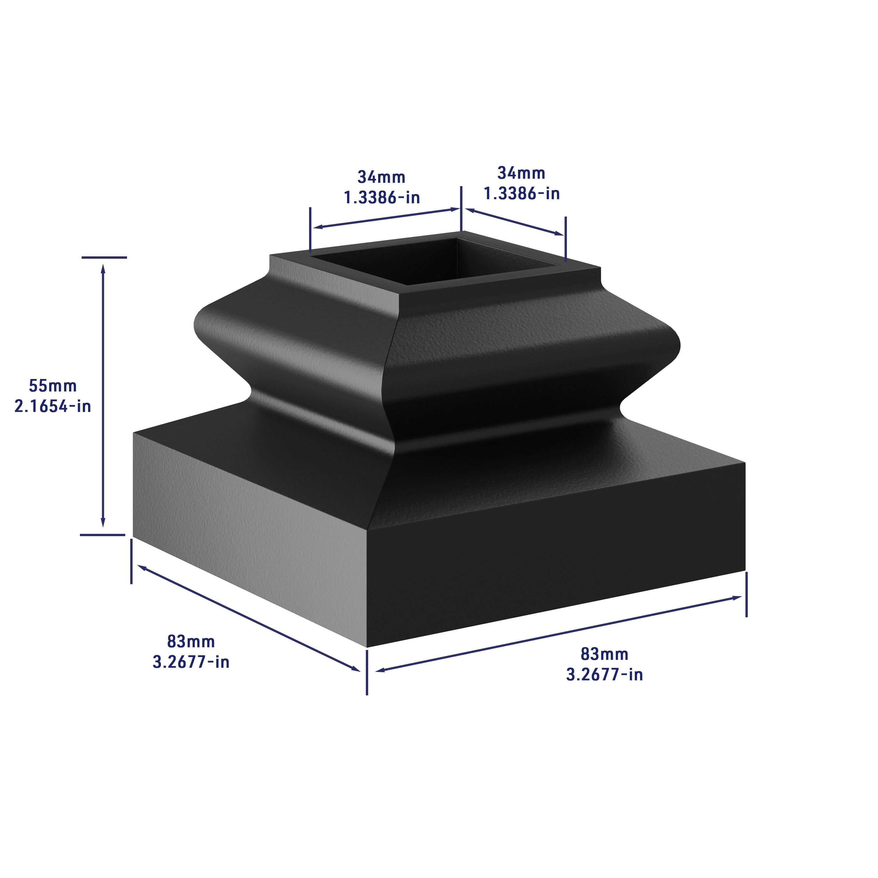 Crown Heritage 4981844FB Interior-Stairpart-Newel-Posts - View #3