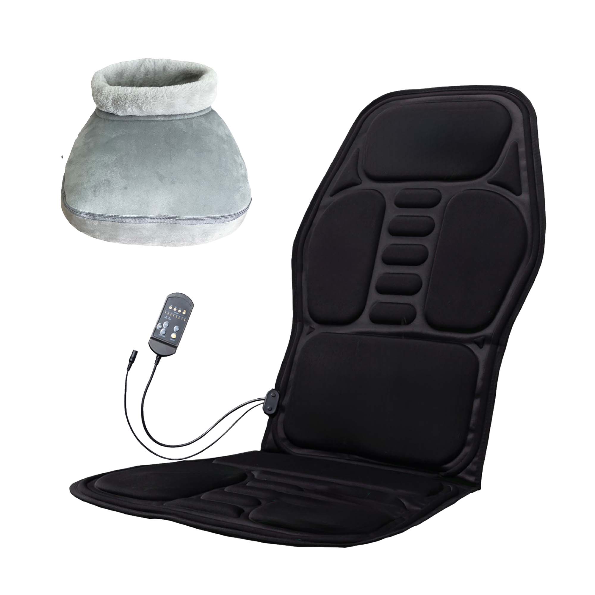 Pursonic HMG800GY-HMG600 Total Relaxation Pair Heated Foot Spa  Adjustable Chair Cushion