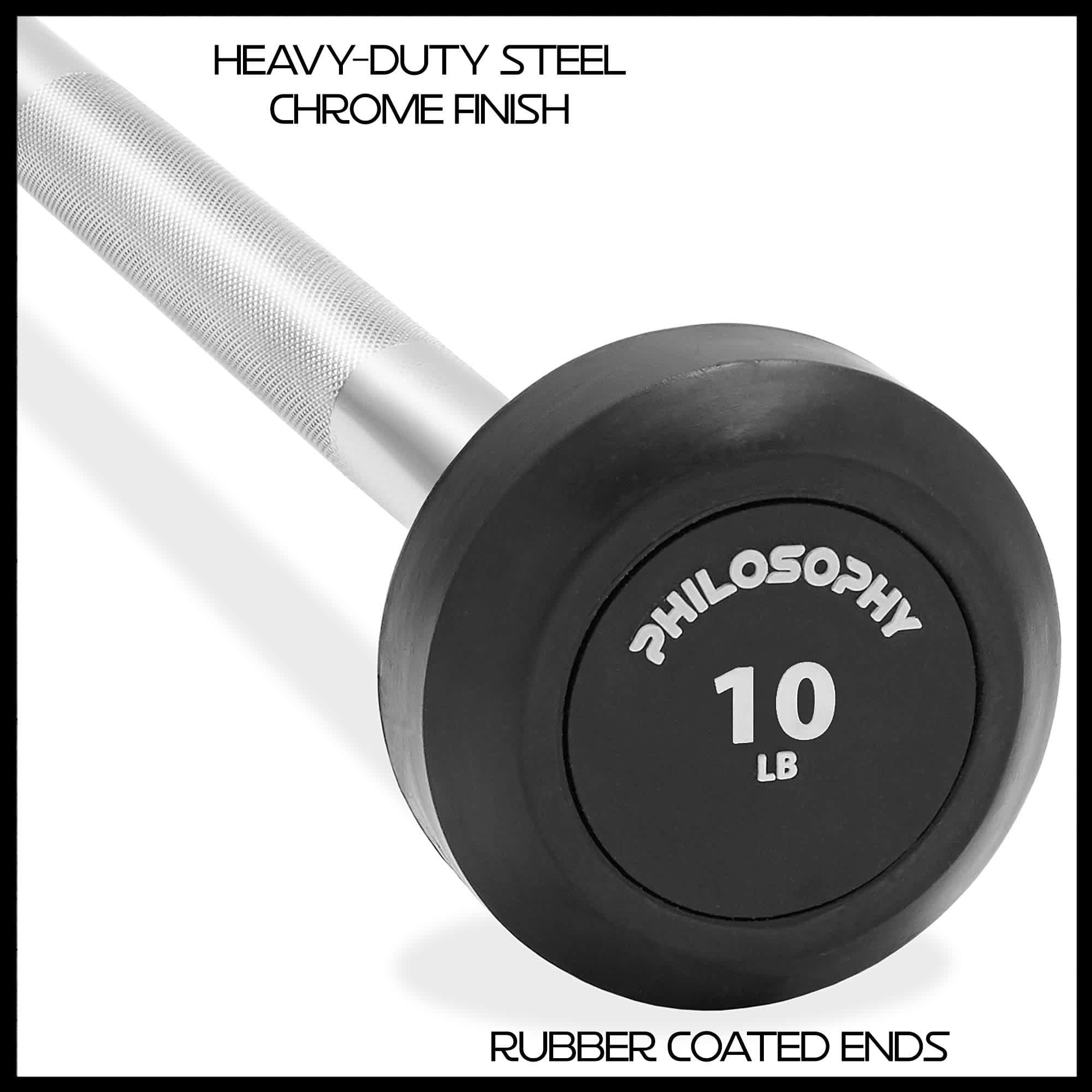 Philosophy Gym FIT-XB-S-104 Barbells-Weight-Bars-Plates - View #5