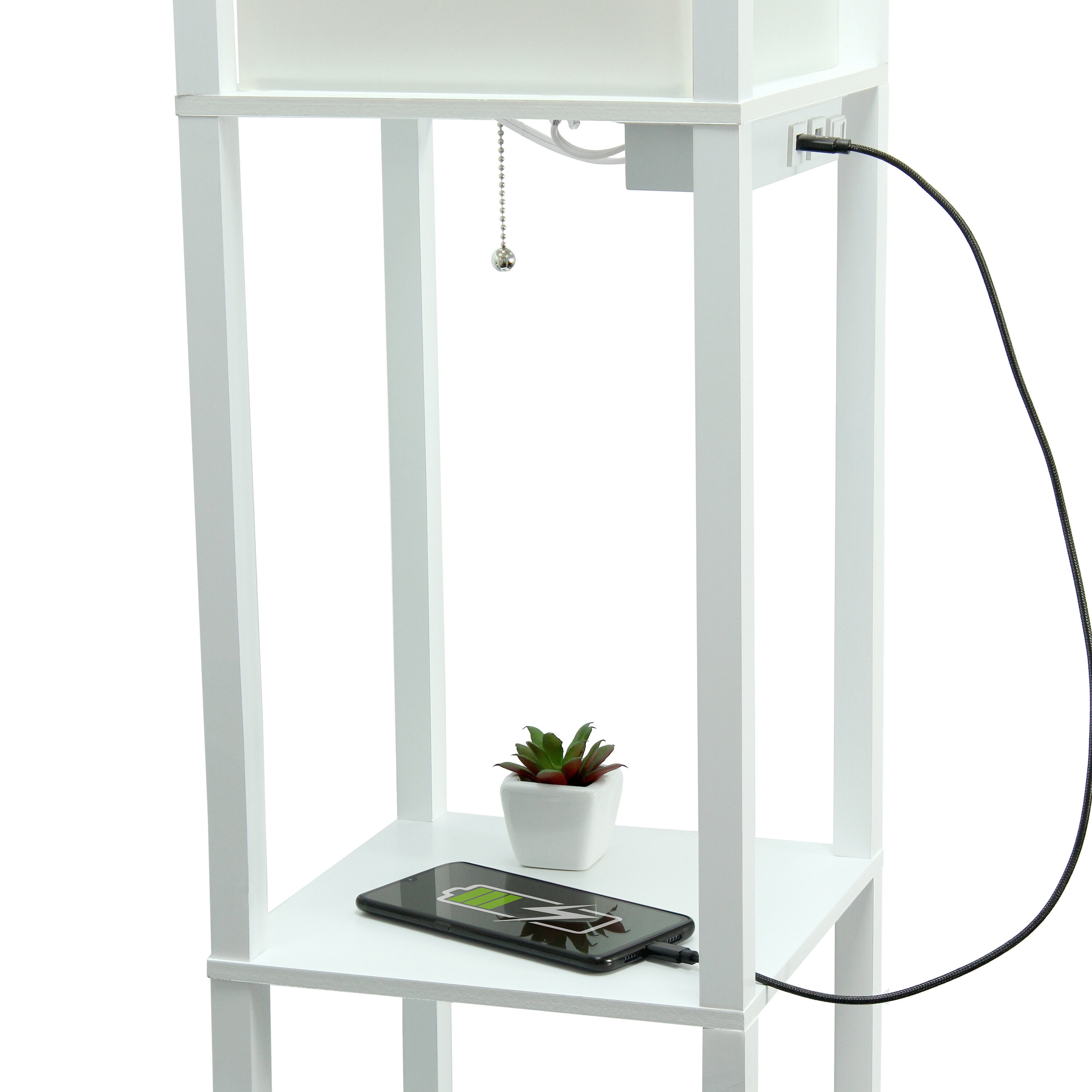 Simple Designs LF5000-WHT floorlamps - View #10