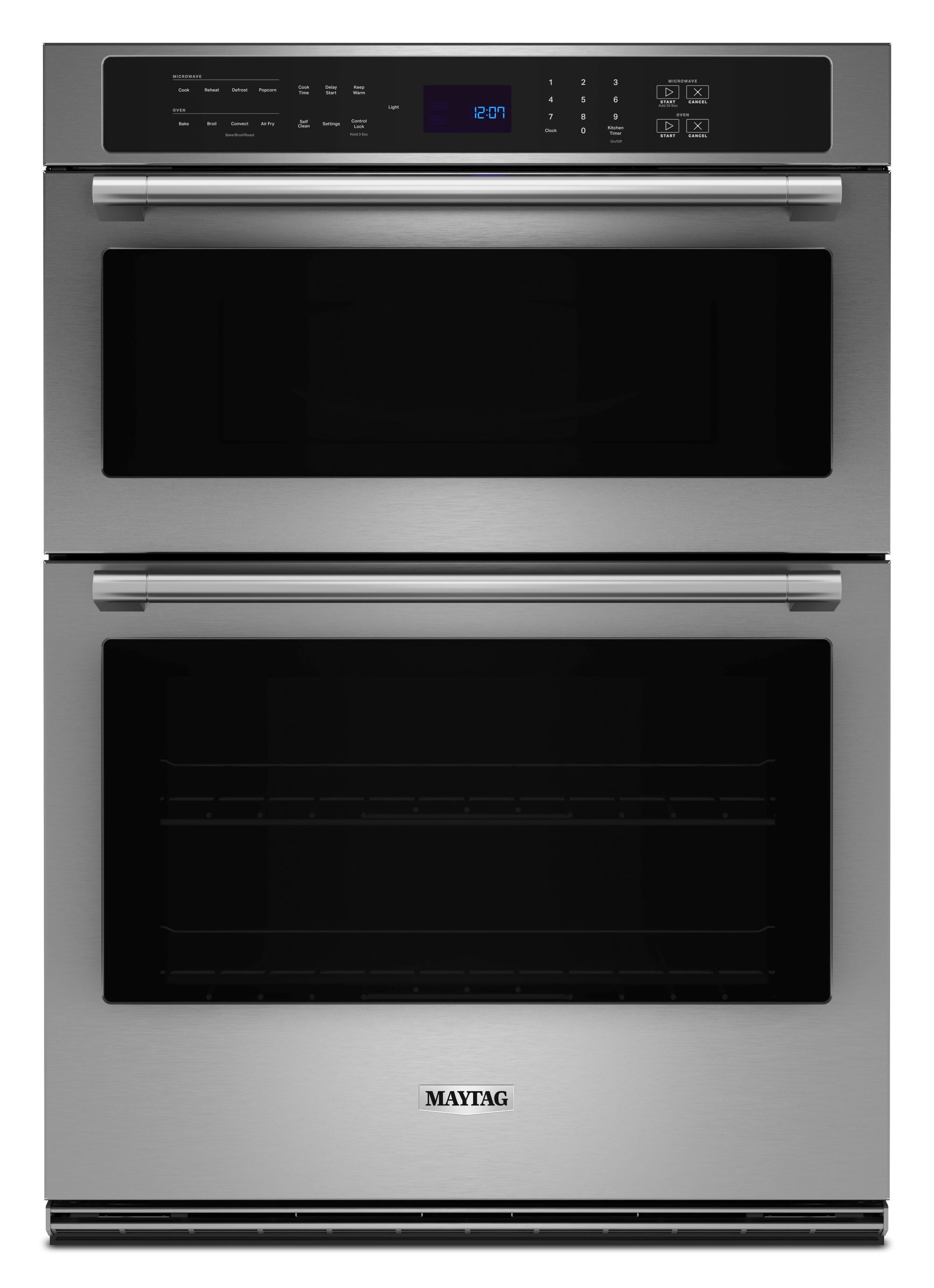 Cafe 30-in Self-cleaning Convection European Element Microwave Wall Oven  Combo (Stainless Steel) in the Microwave Wall Oven Combinations department  at
