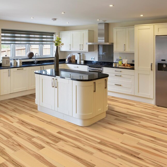 natural floors Exotic Hardwood Prefinished Sahara Hickory Wirebrushed Engineered Hardwood Flooring Sample natural floors Exotic Hardwood Prefinished Sahara Hickory Wirebrushed Engineered Hardwood Flooring Sample