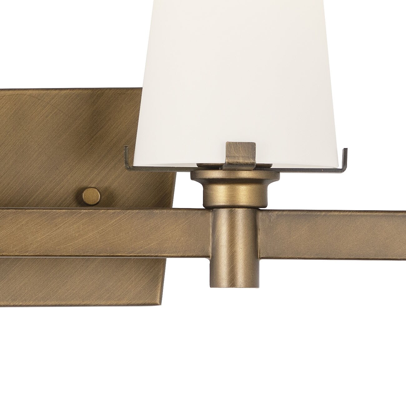 Vintage Gold 32" Steel 4-Light Bathroom Vanity Fixture