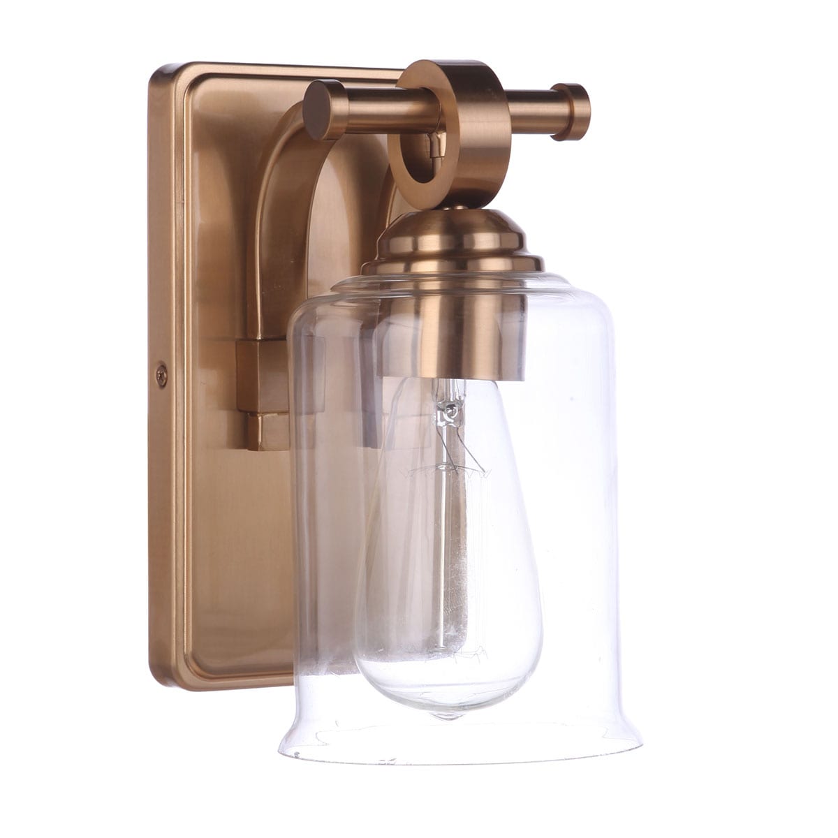 Craftmade 56401-SB Romero 5-in 1 -Light Satin Brass Transitional Vanity light