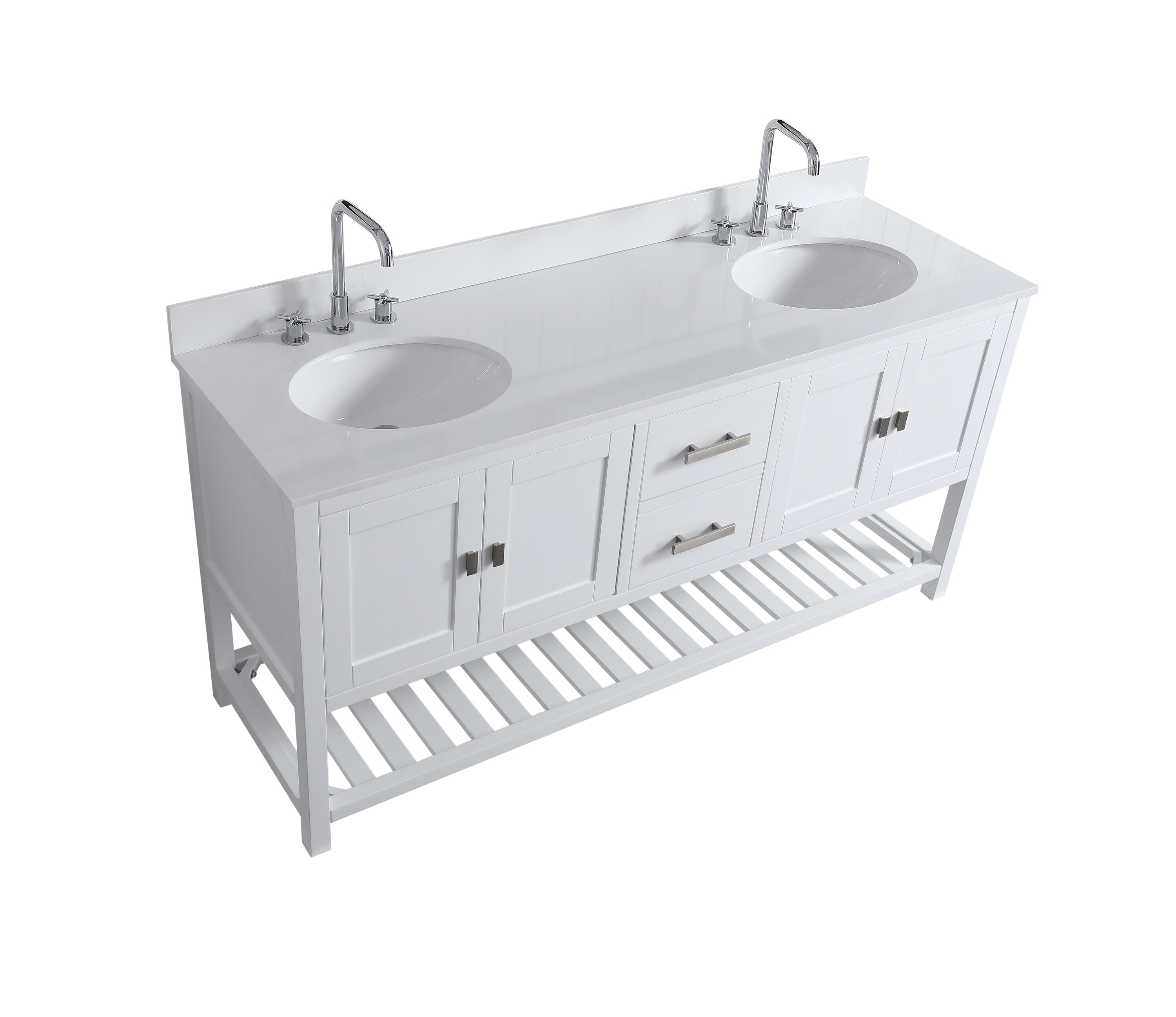 Design Element DEC055-72-W-CB vanities - View #4