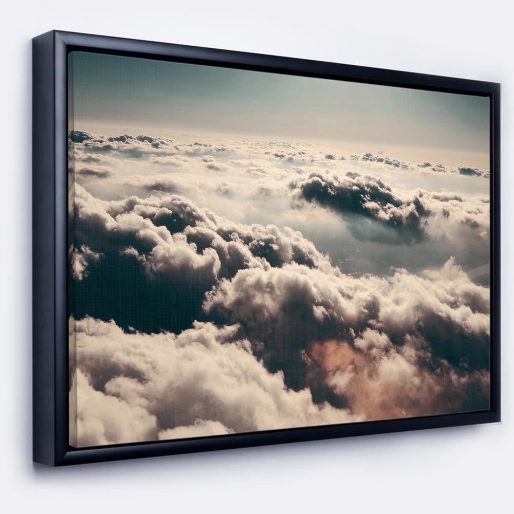 Designart FL10941-42-32-FLB Wood Floater frame 32-Inches H x 42-Inches W Landscape Canvas Print