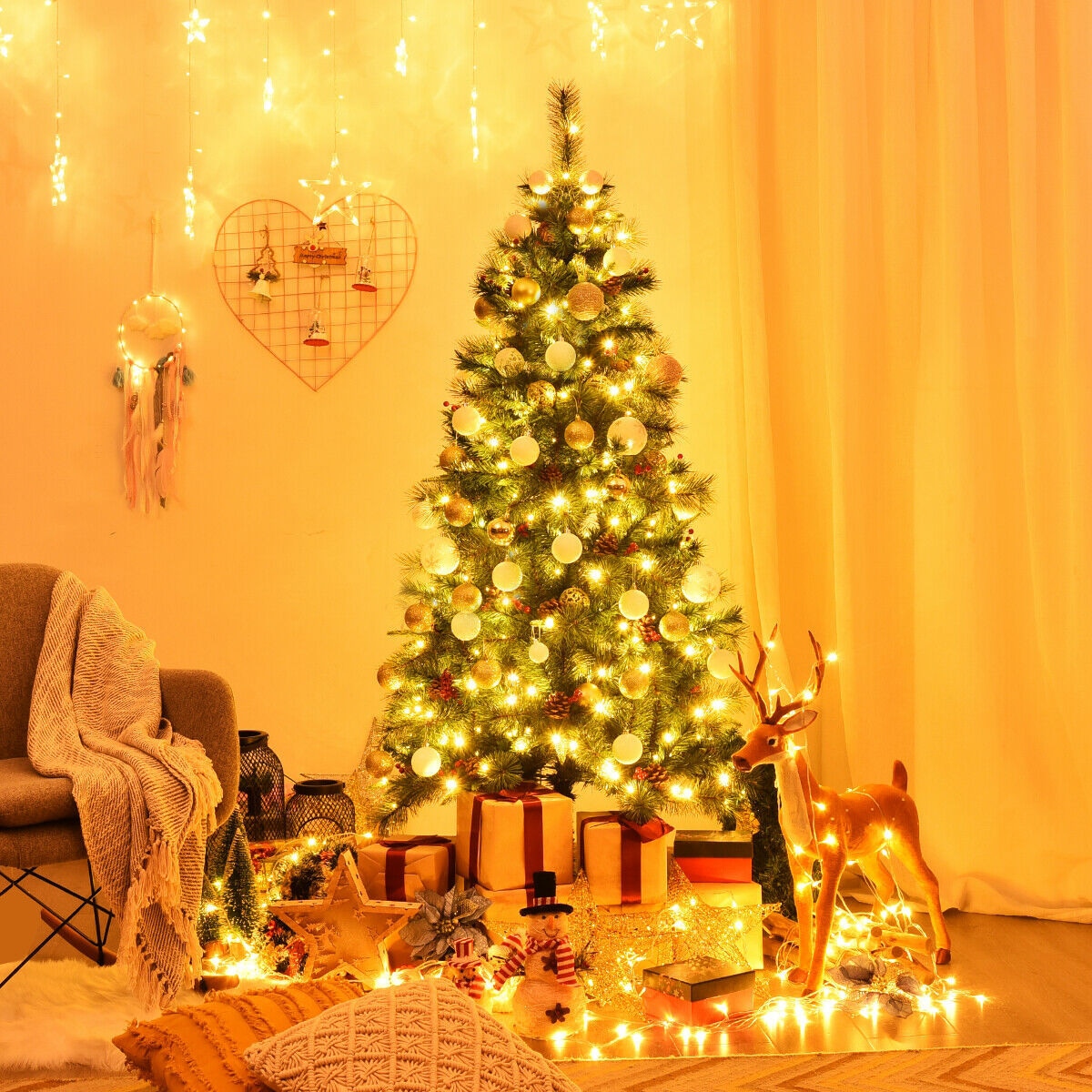 WELLFOR CM-HWY-22813 Artificial-Christmas-Trees - View #8
