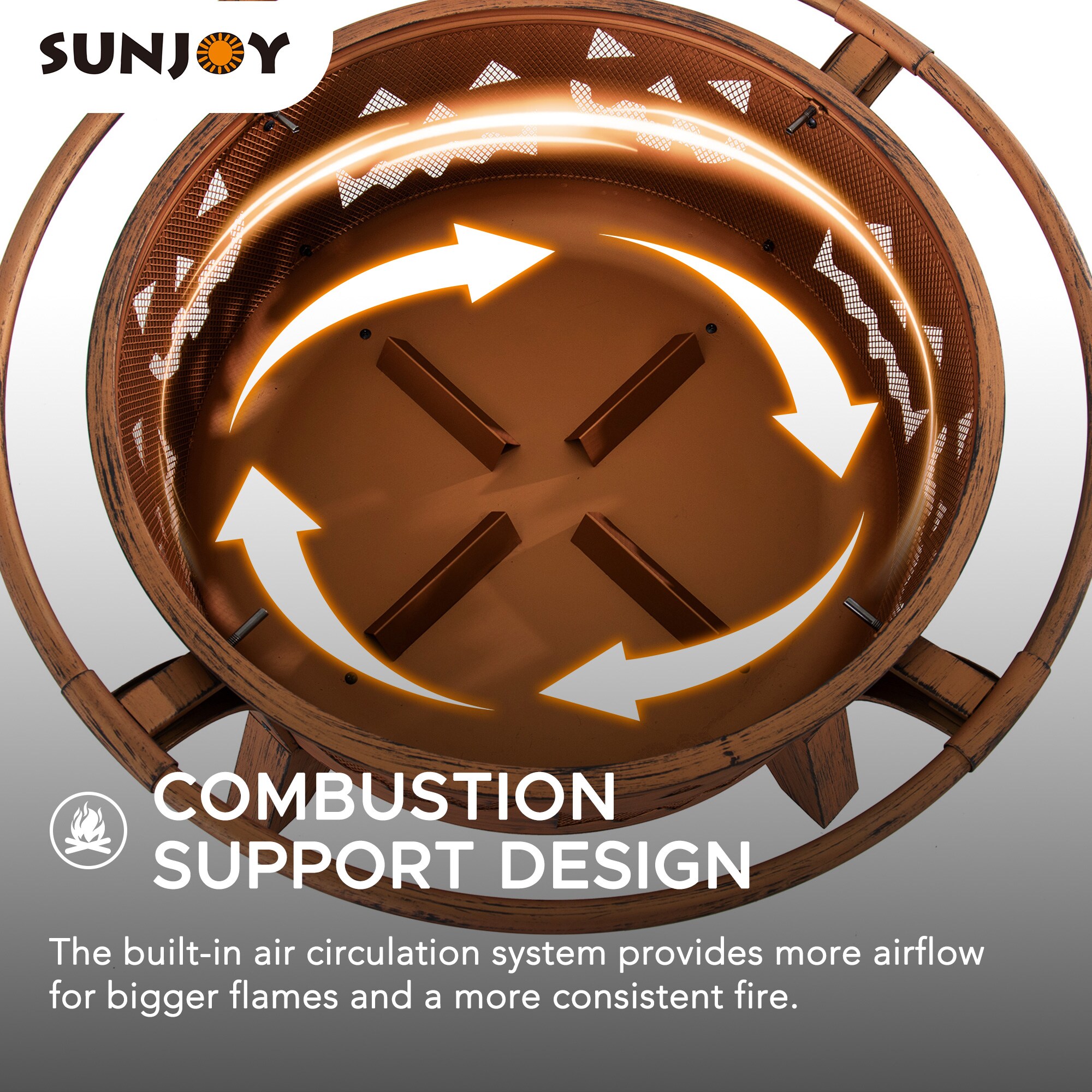 Sunjoy A301026900 Outdoor-Woodburning-Firepits - View #3