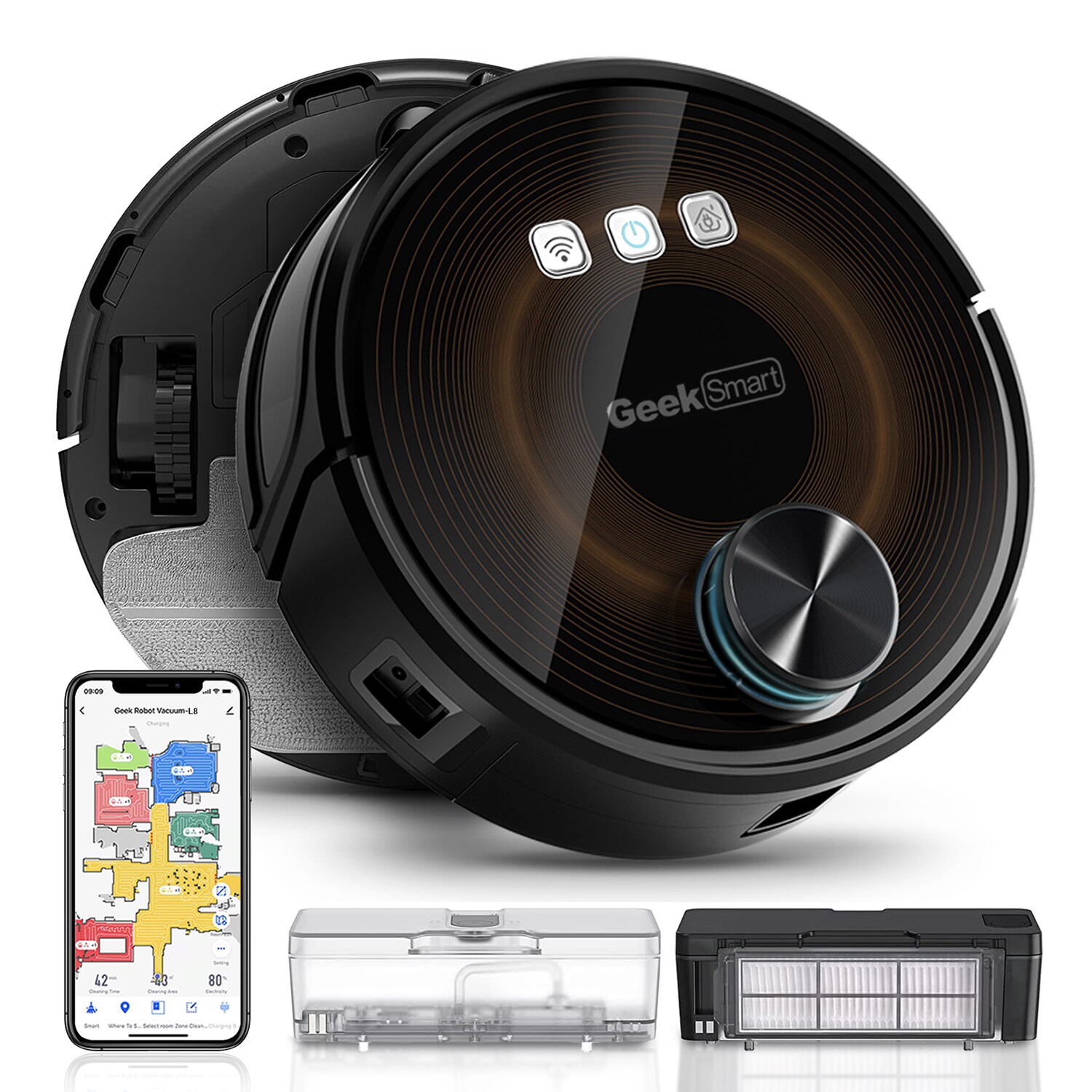 SINOFURN SYA650016BK Robotic-Vacuums - View #19