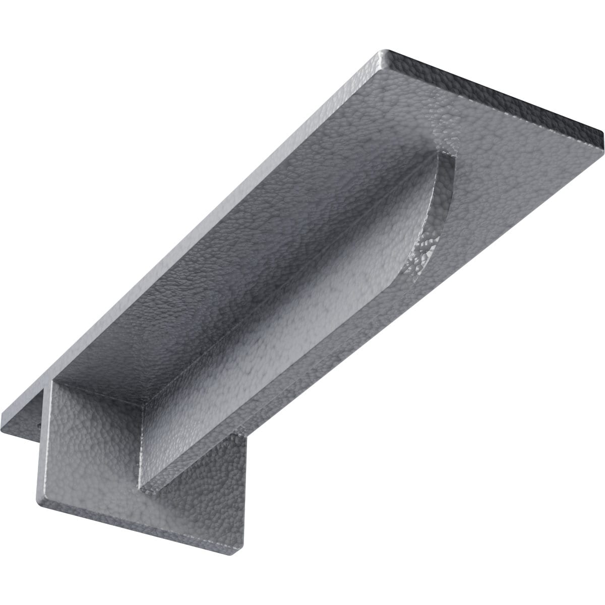Ekena Millwork BKTM03X10X02HEHLB Heaton Hidden 10-in x 3-in x 2-in Blue Steel Countertop support bracket