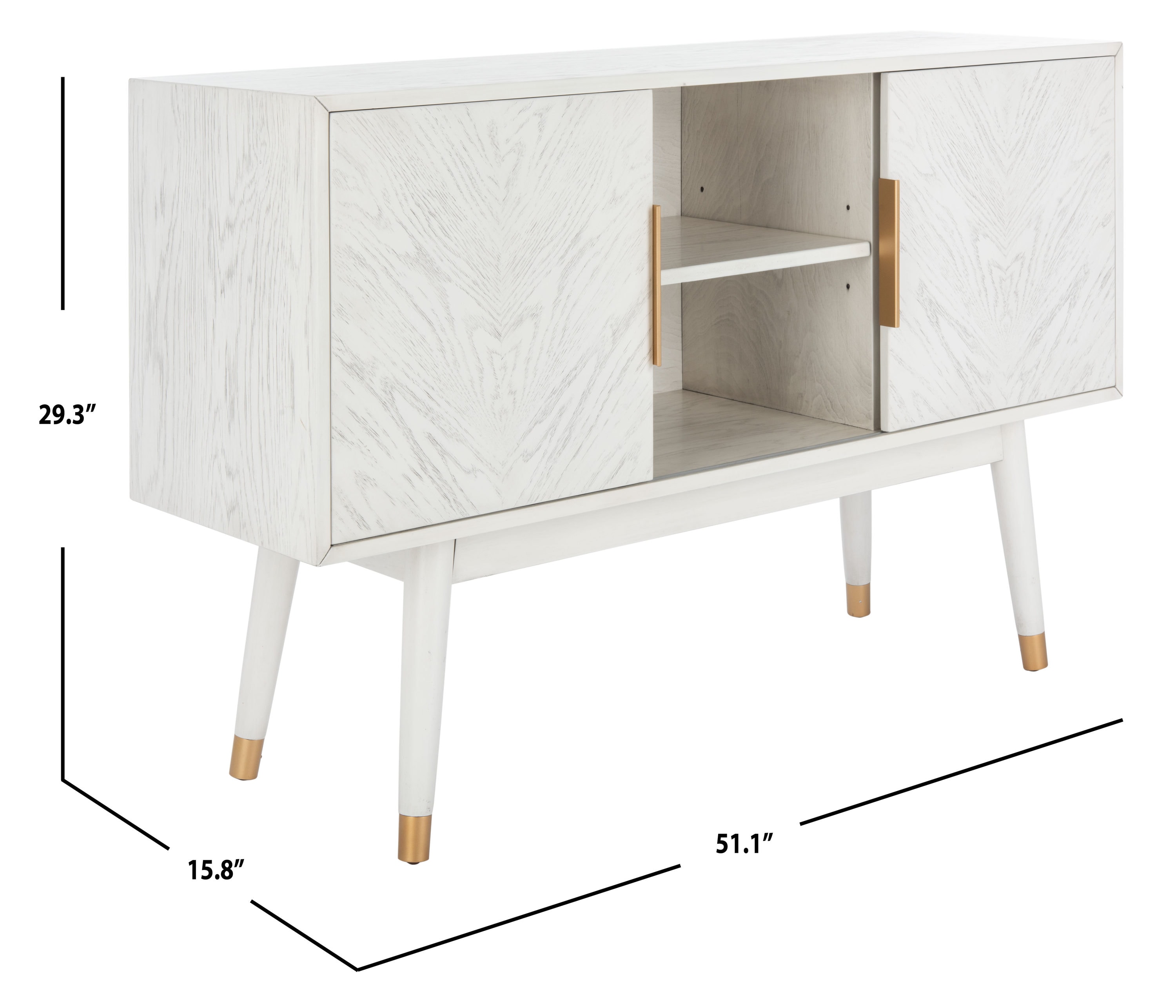 Safavieh MED6400B Tv-Stands - View #4