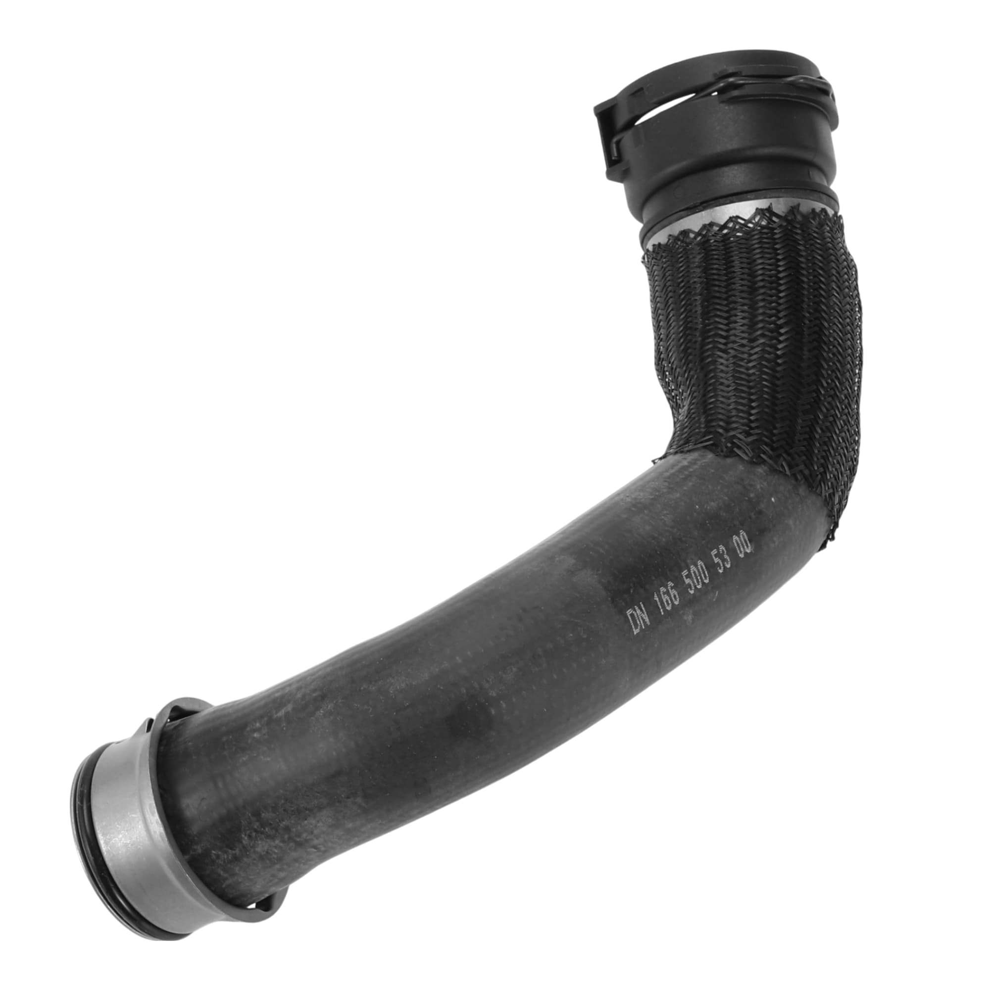 Unique Bargains S25121901UX7954 Radiator Coolant Hose No.A1665005300 Upper Coolant Water Hose Pipe for Mercedes-Benz GL550 2013-2016 for Mercedes-Benz GLS550 2017-2019 Rubber Black