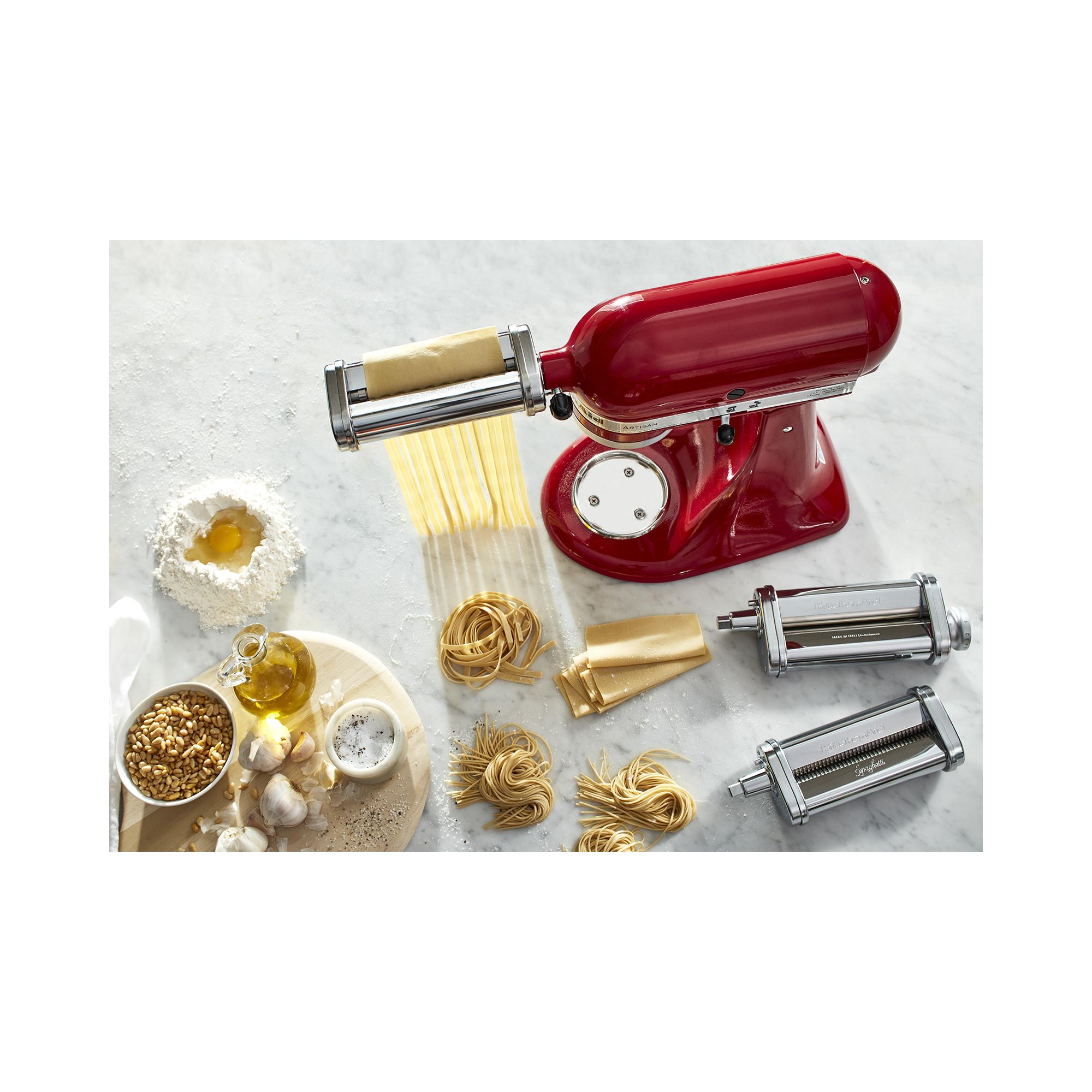 KitchenAid Residential Stainless Steel Pasta Roller and Cutter Set in the  Stand Mixer Attachments & Accessories department at