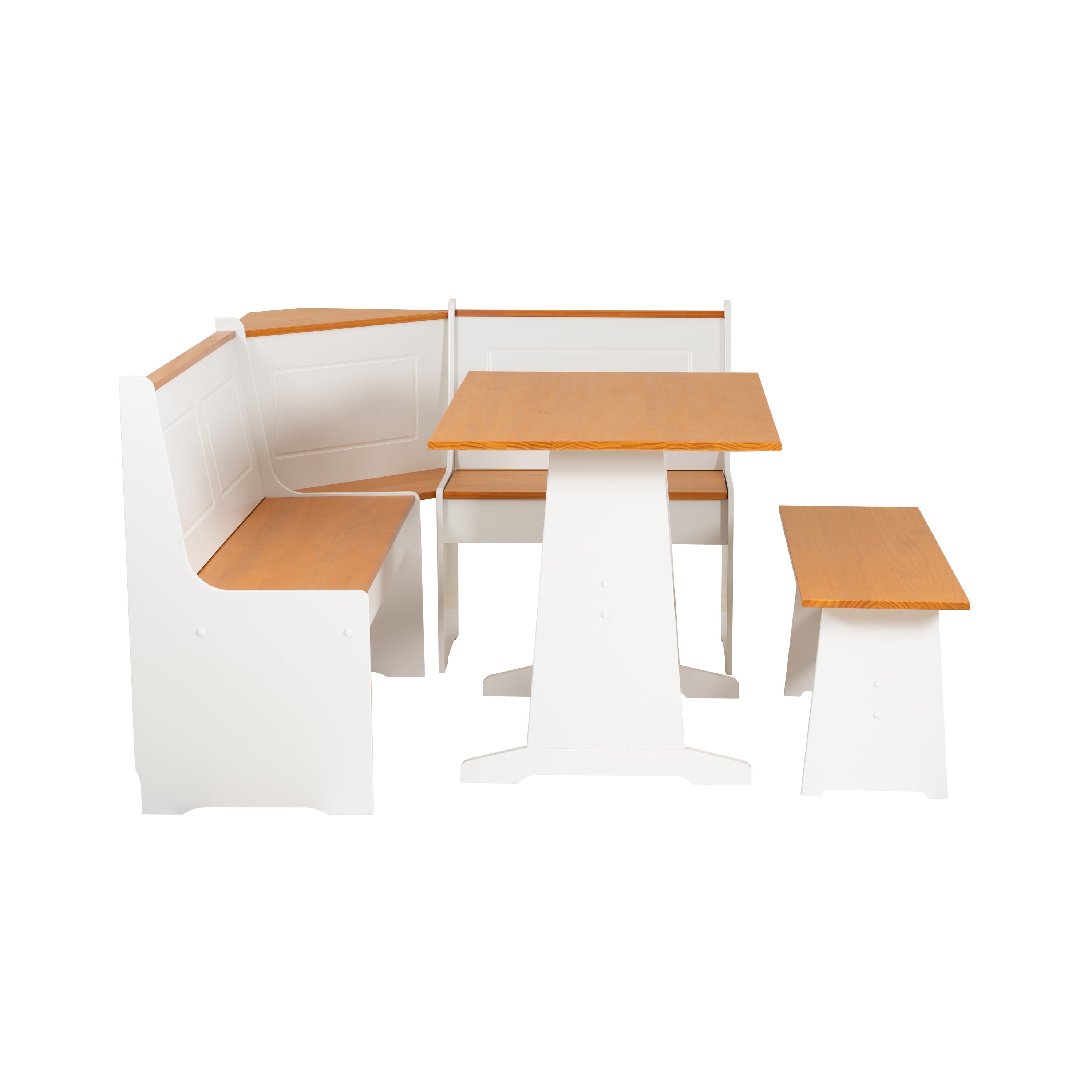 Linon K90305WHT-AB-KD-U Dining-Benches - View #3