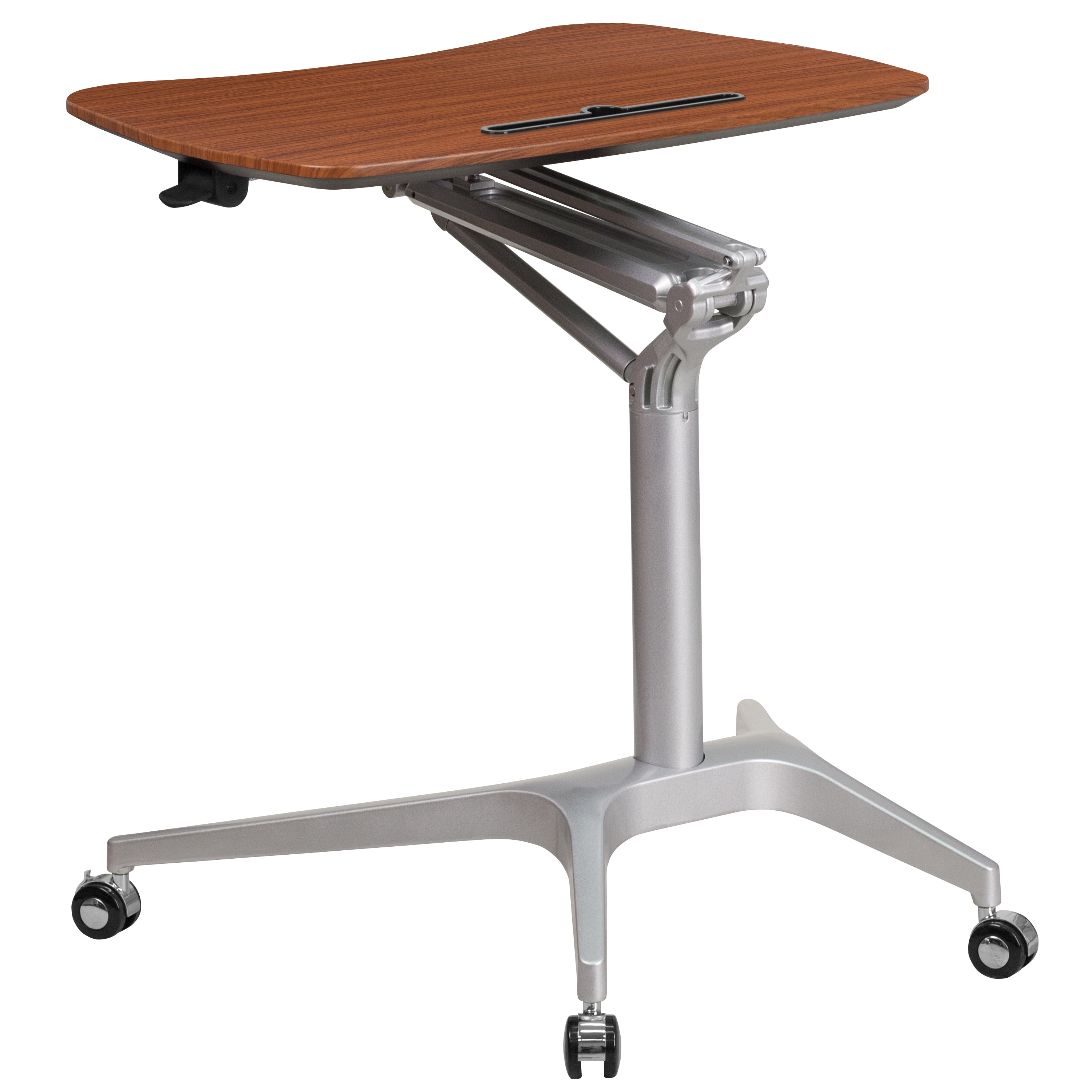 Flash Furniture 889142047018 28.25-in Brown Modern/Contemporary Standing Desk
