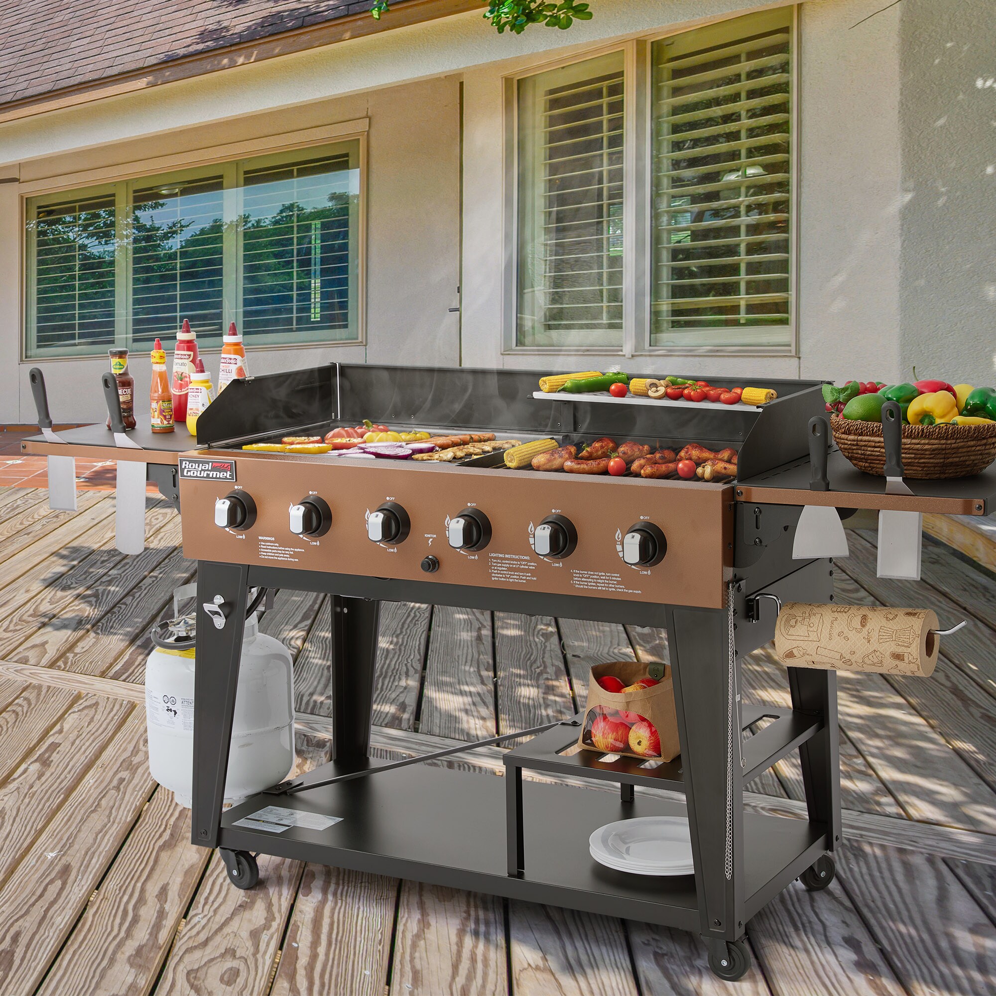 Royal Gourmet GD601Y Flat-Top-Grills - View #4