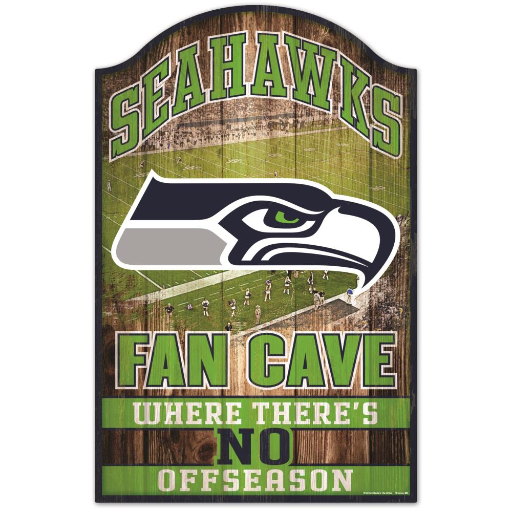 WinCraft Seattle Seahawks 11'' x 17'' Retro Wood Sign