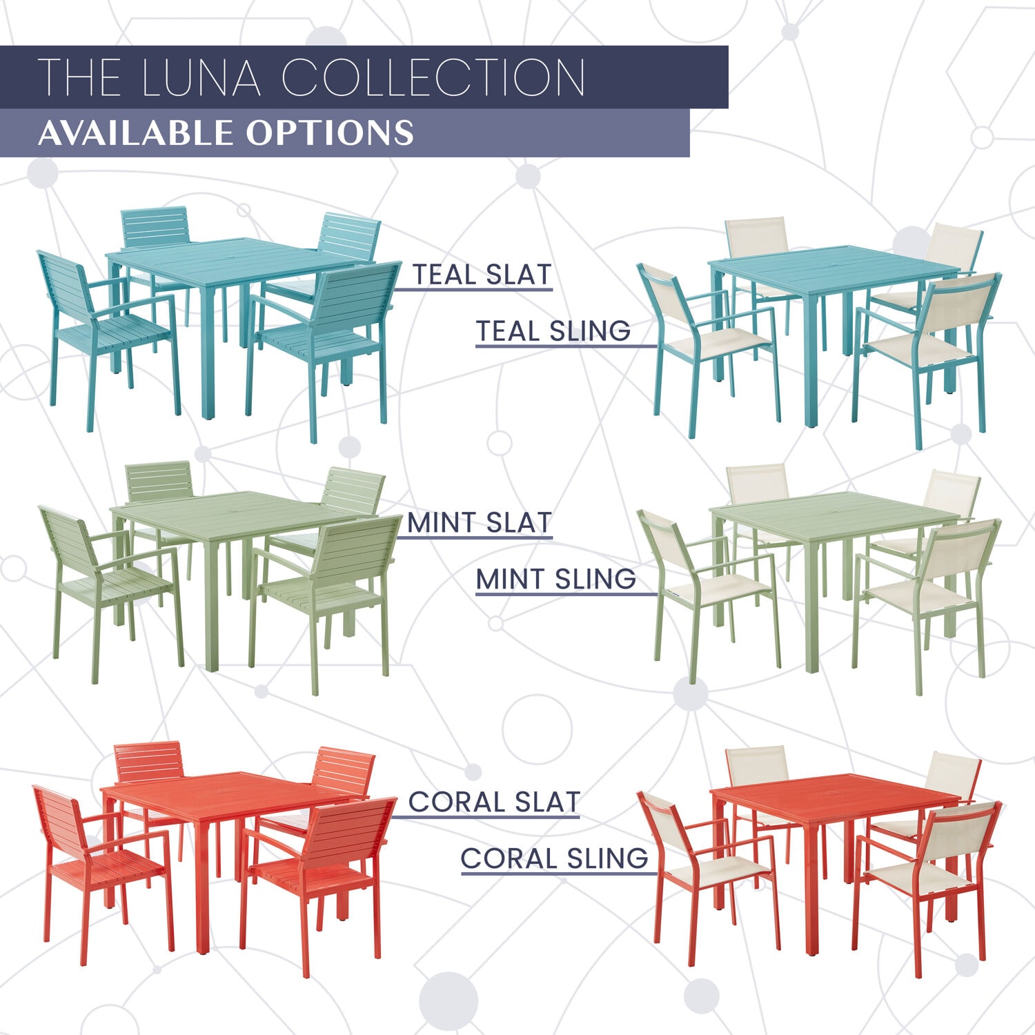 Mod Furniture LUNADN5PCSL-CR Patio-Dining-Sets - View #5