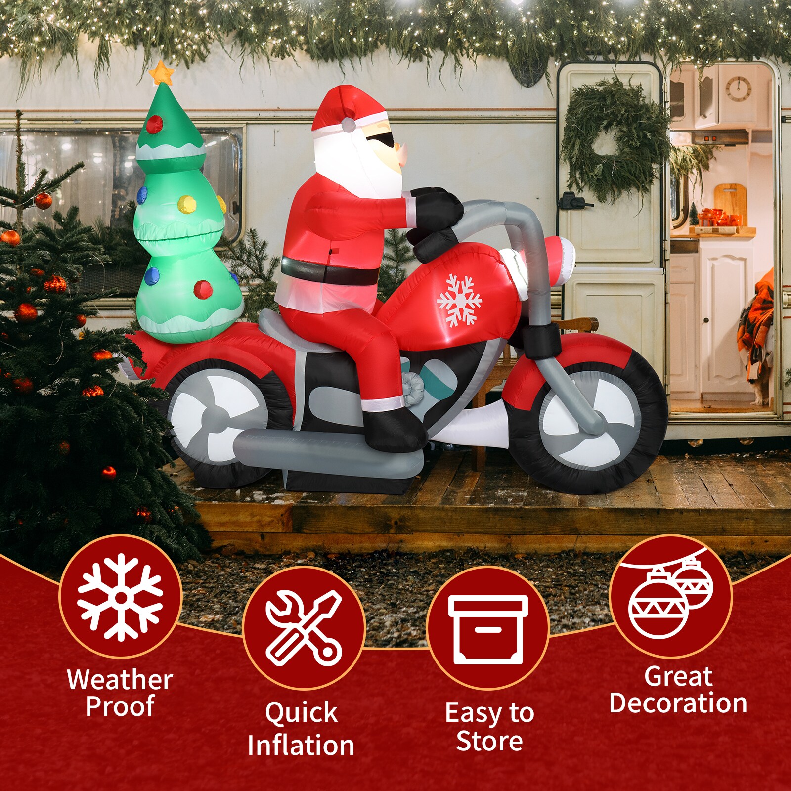 VEELIKE 59550261 Outdoor-Christmas-Decor - View #2