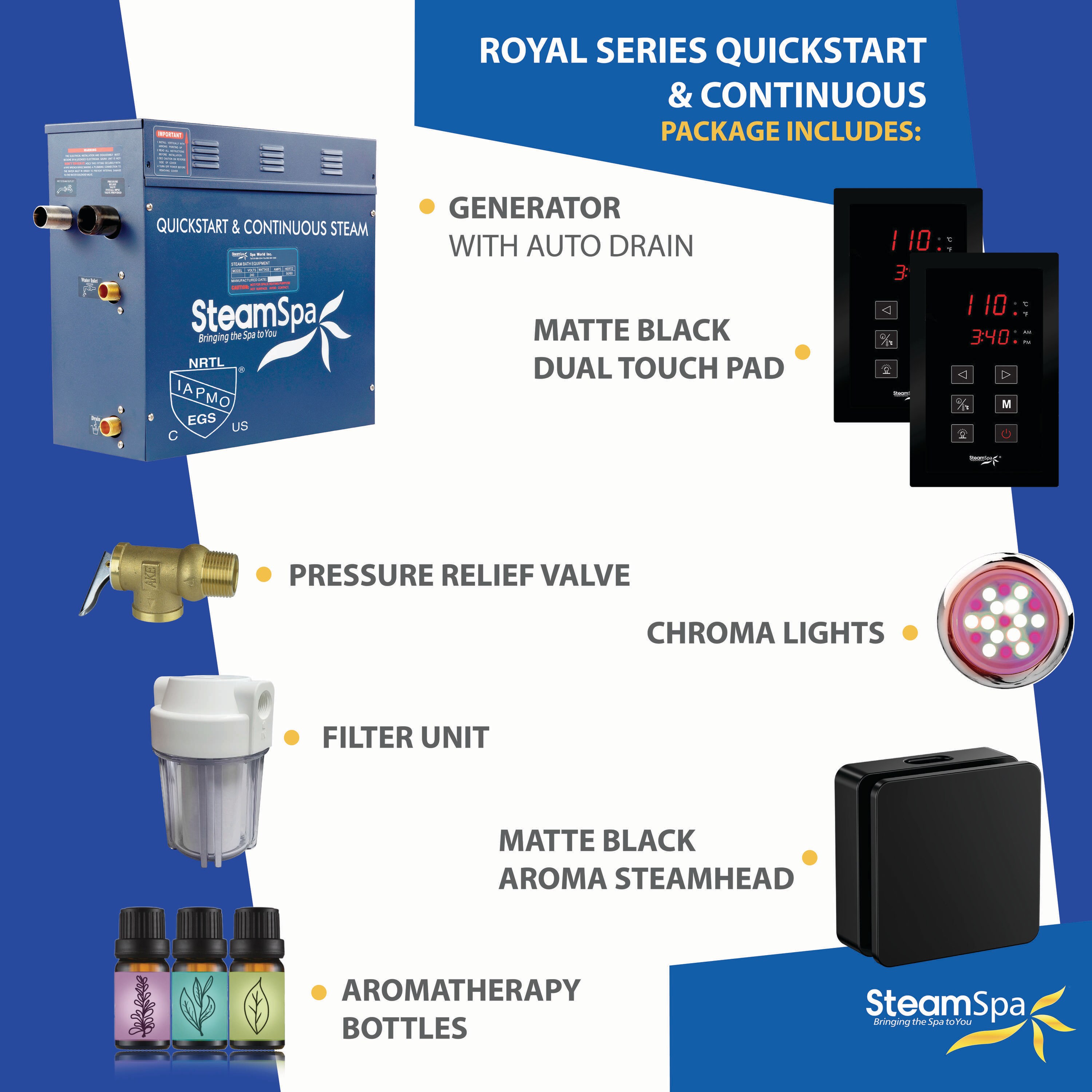 SteamSpa RYTS450MK-A Steam-Showers - View #11