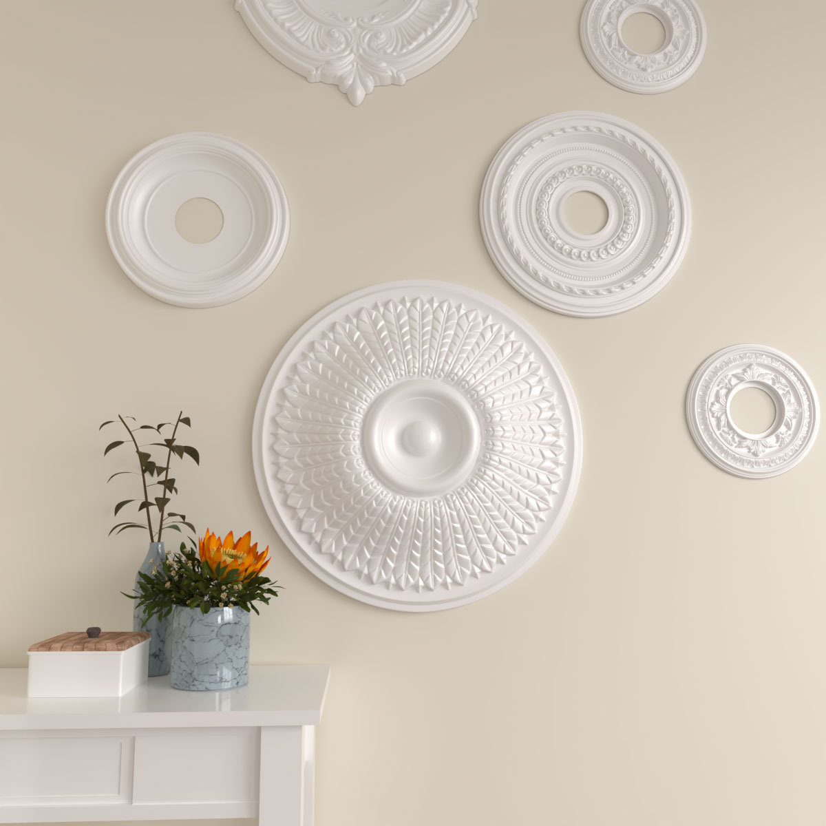 Ekena Millwork CM23MO Ceiling-Medallions - View #7