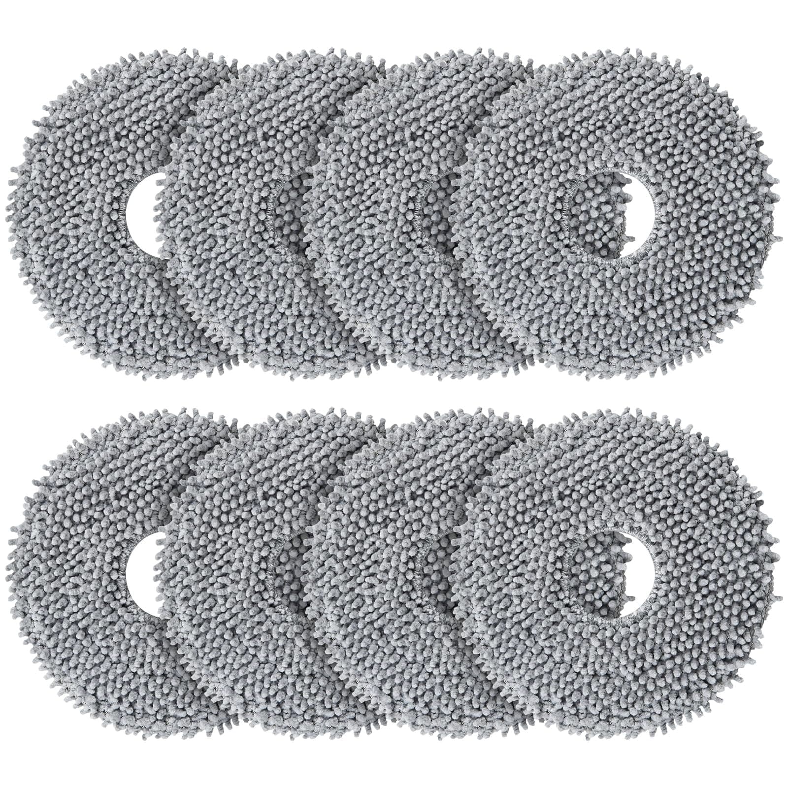 Misopily 8 pack Mop Pads for Q Revo Qrevo S Qrevo Pro Qrevo Plus Qrevo Master Qrevo Slim Qrevo Curv Qrevo Edge QV 35A Saros 10R Robot Vacuum #L05MS09071