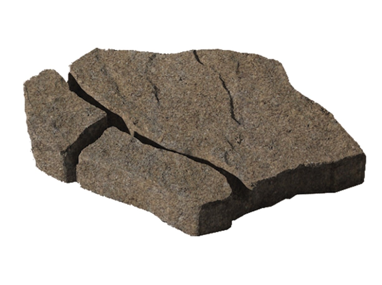 Belgard 21-in L x 15-in W x 2-in H Irregular Smokey Mountain Concrete Patio Stone