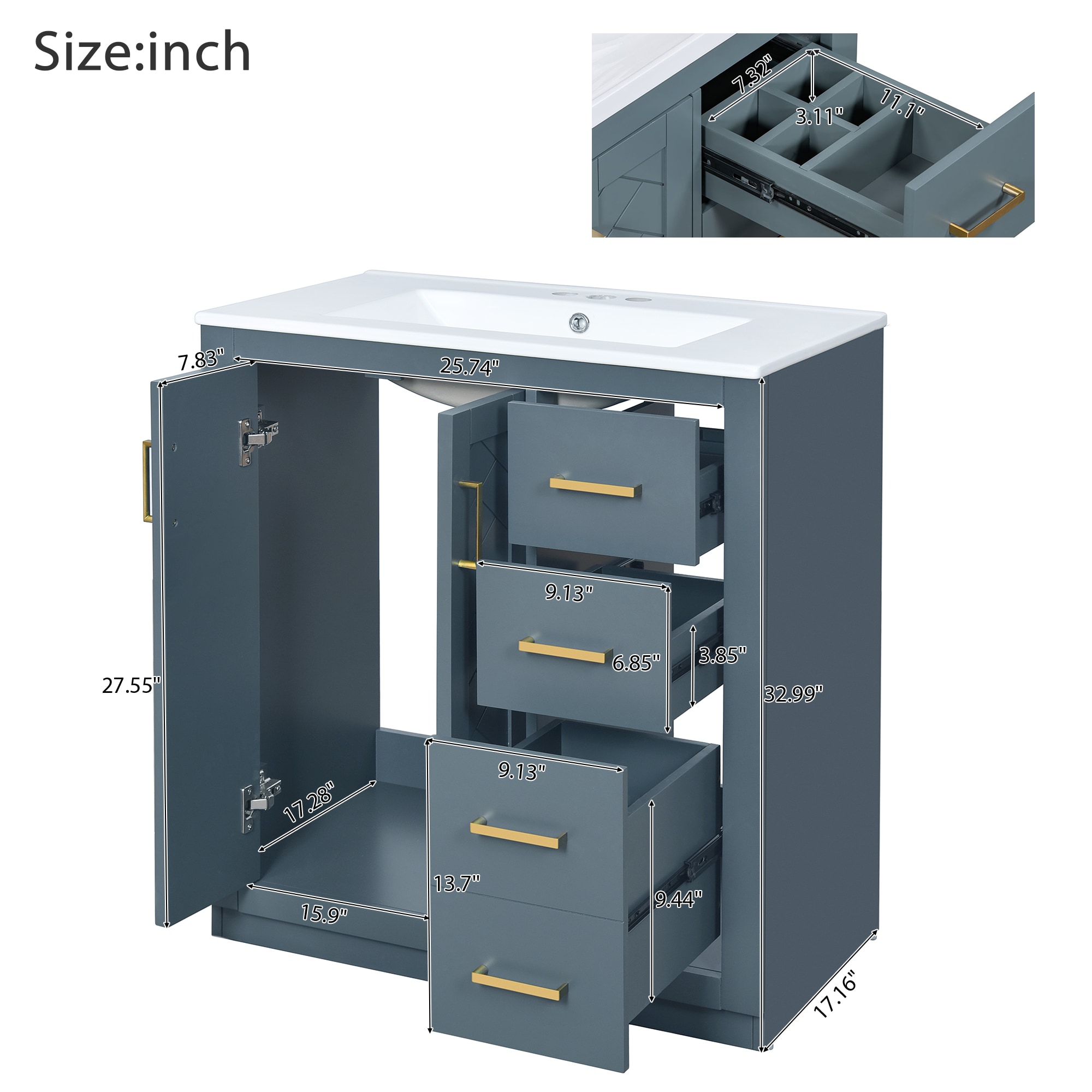 Iseryn FSD191947C Bath-Vanity-Combo - View #2