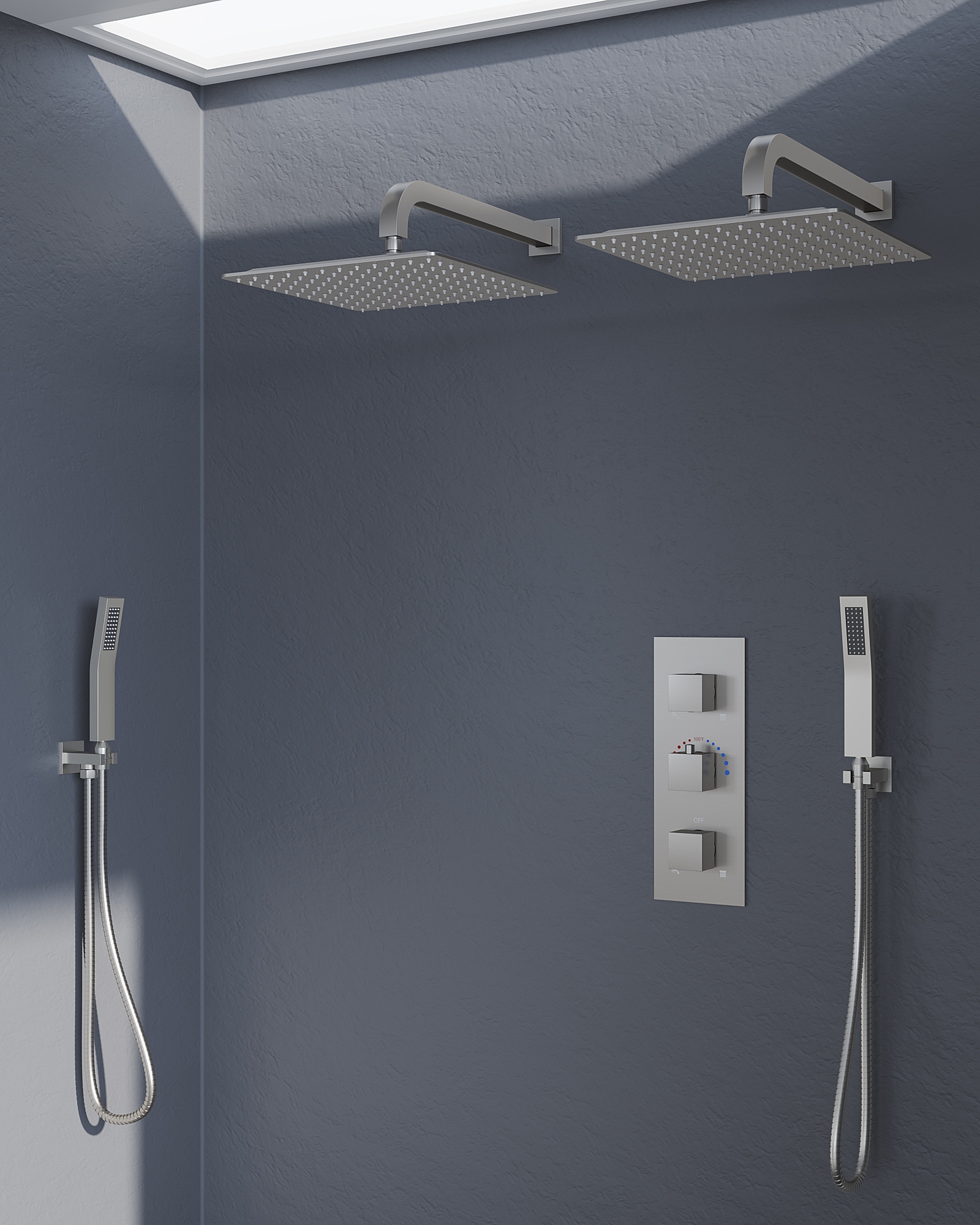GRANDJOY SFS-1069-NK12 Showerhead-Bar-Panels - View #12