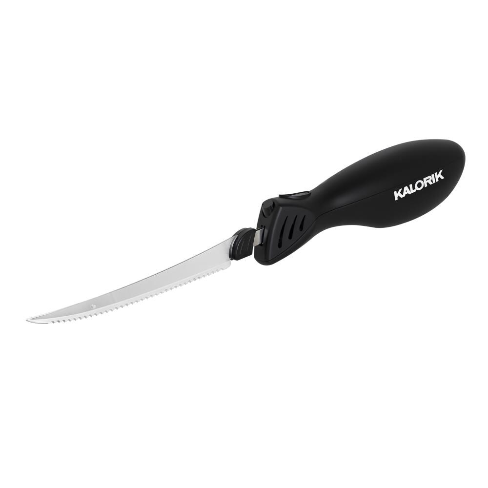 Kalorik Kalorik Cordless Electric Knife with Fish Fillet Blade, Black at