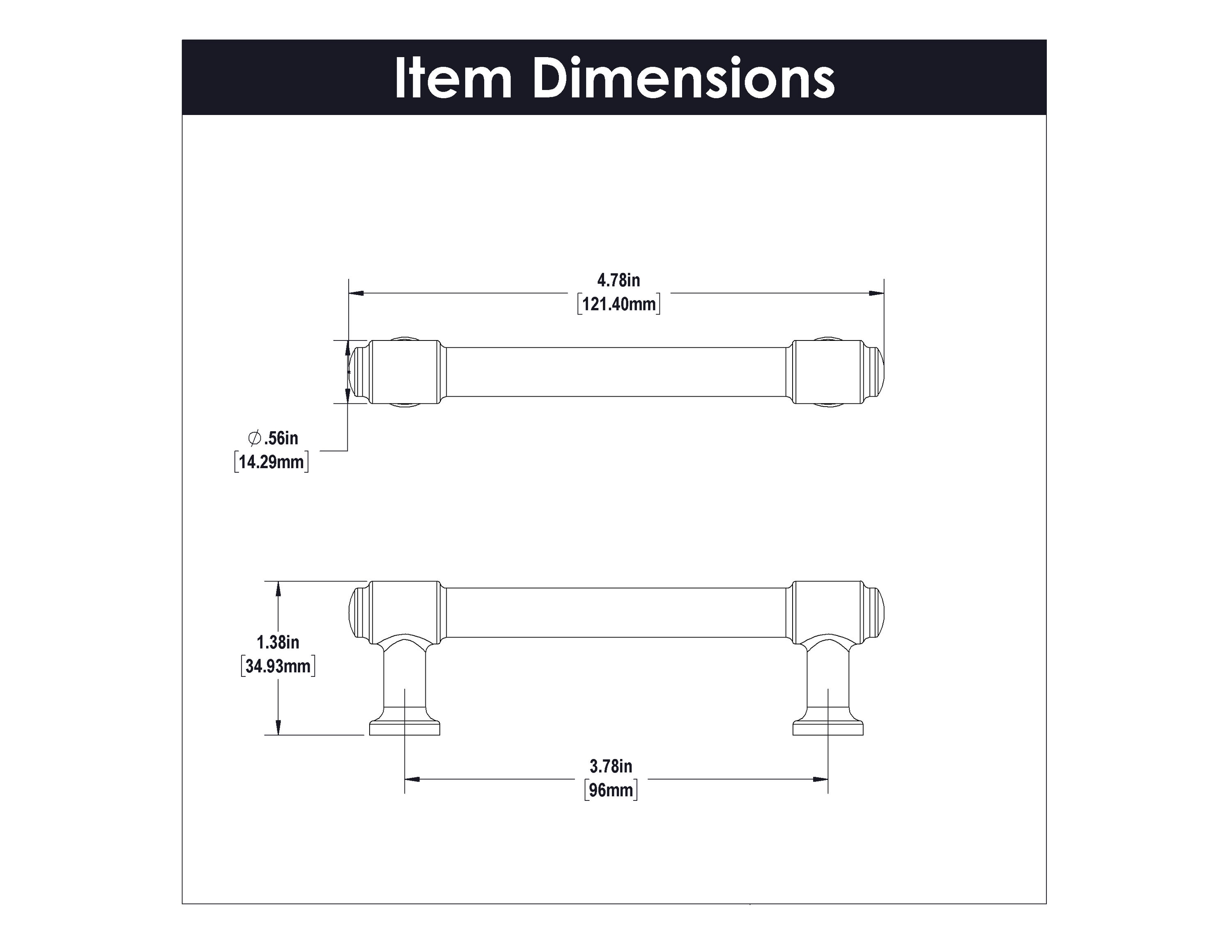Hickory Hardware H077852BGB-10B Cabinet-Pulls - View #4