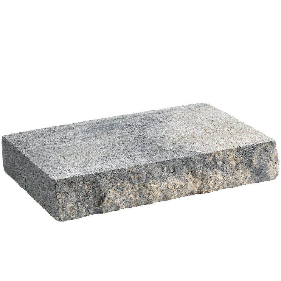 Anchor Block 604729CHT 2-in H x 12-in L x 8-in D Charcoal/Tan Concrete Retaining wall cap