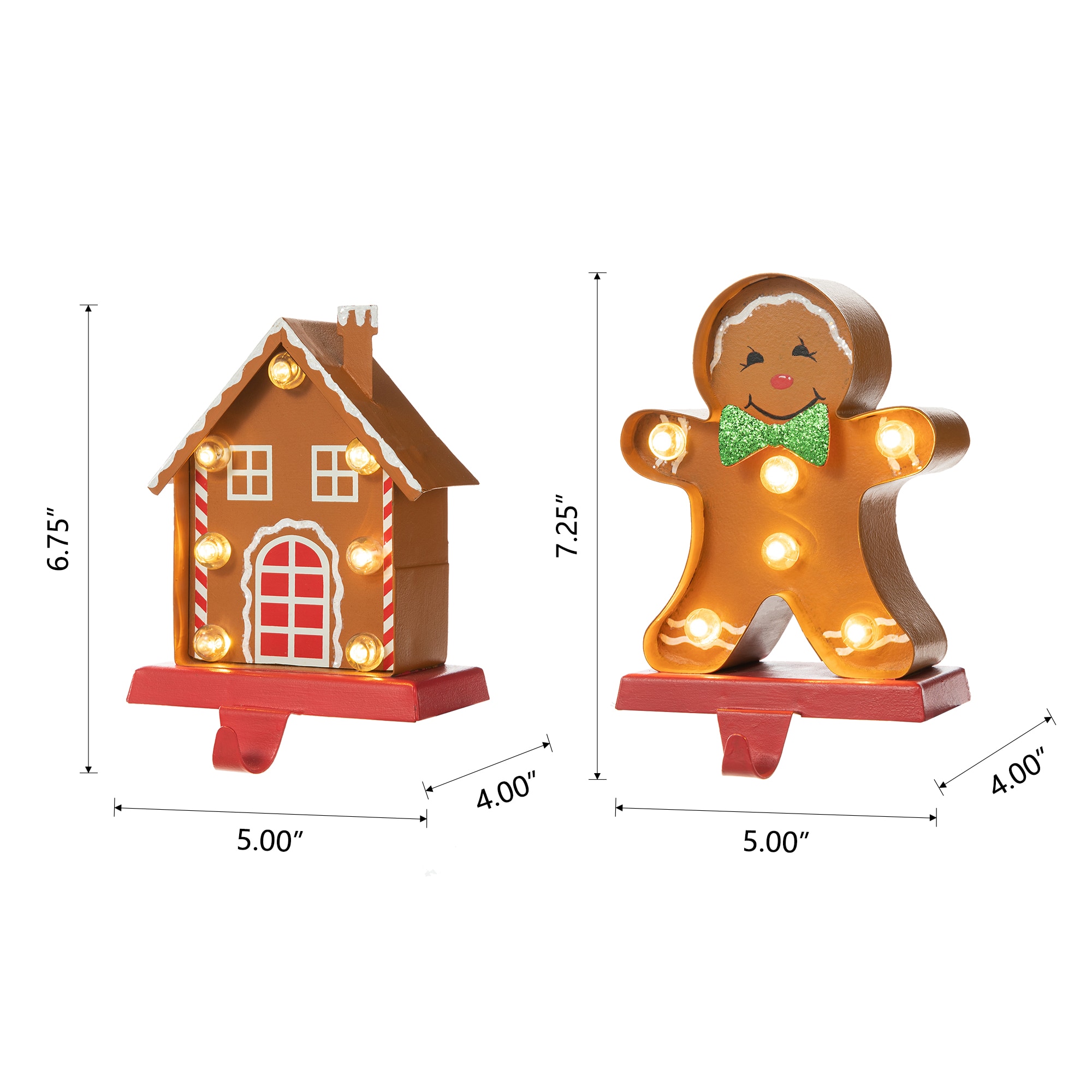 Glitzhome 2005000069 Holiday-Hooks-Hangers-Holders - View #5