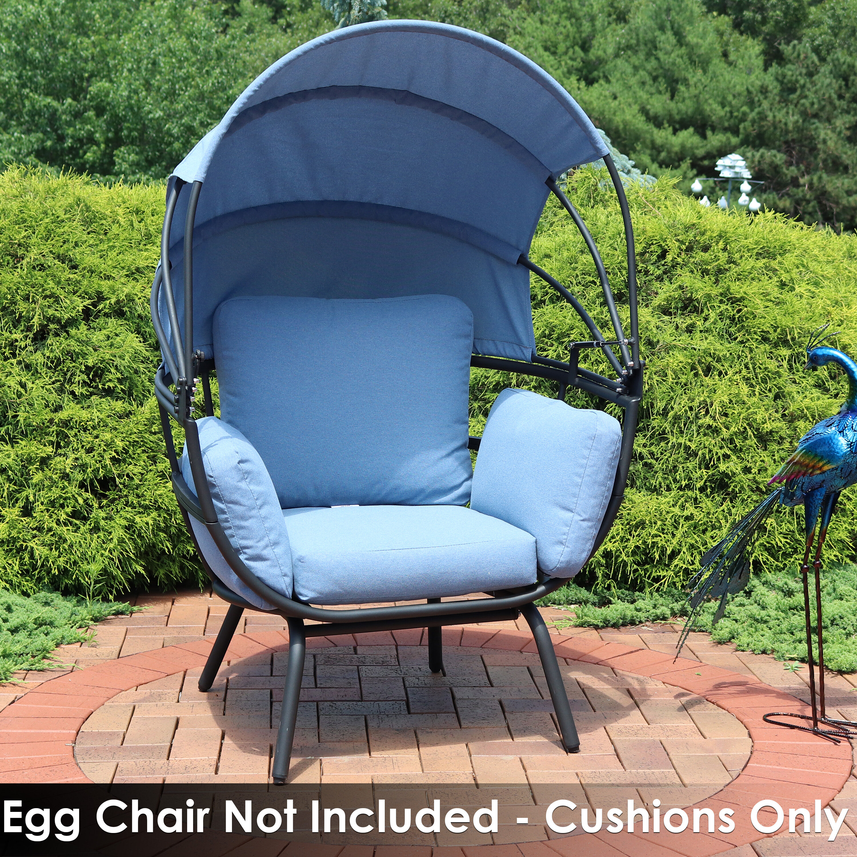 sunnydaze-decor-23-in-x-19-in-blue-patio-egg-chair-cushion-in-the-patio