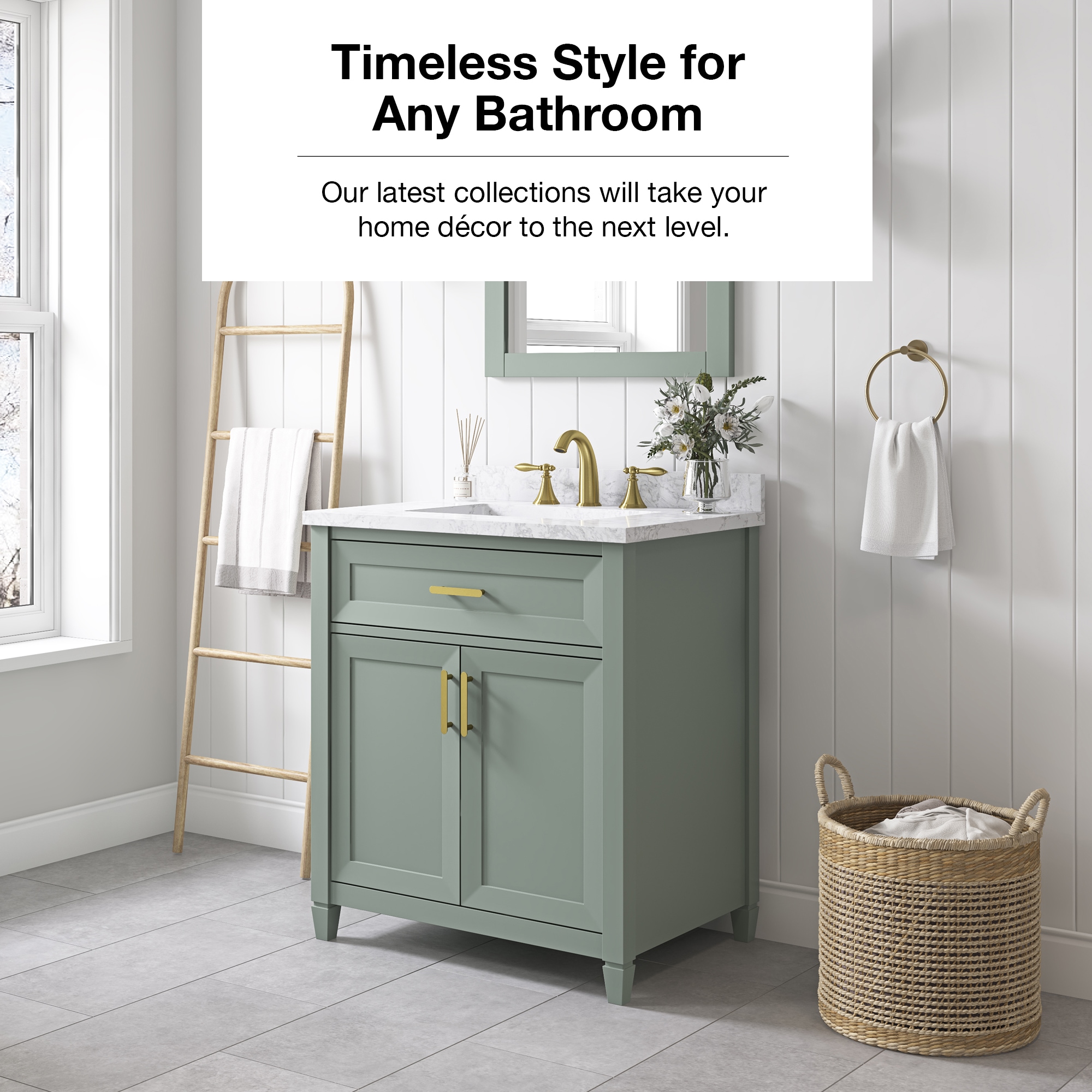 allen + roth LANCASHIRE 30SG Bath-Vanity-Combo - View #12